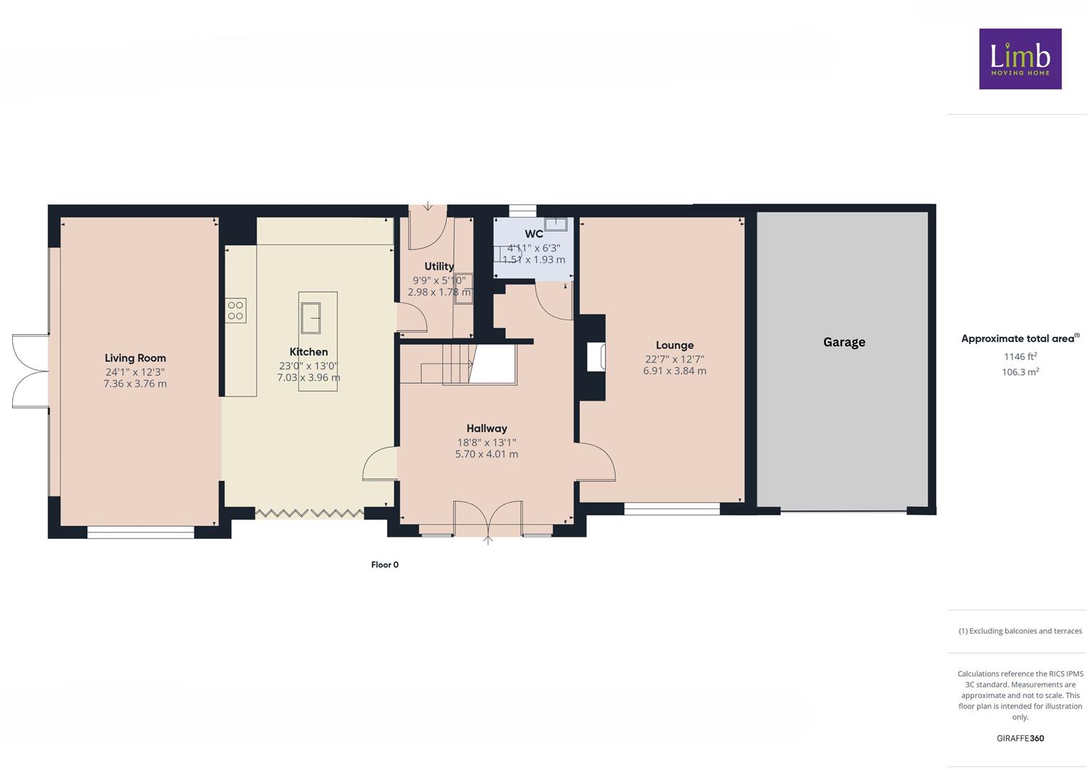 1, Parklands Mews, Hessle floorplan