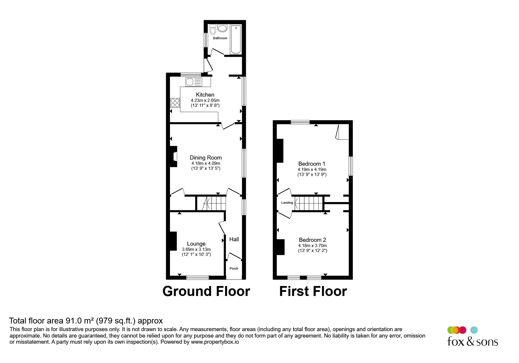 1, Coombe Road, Gosport floorplan