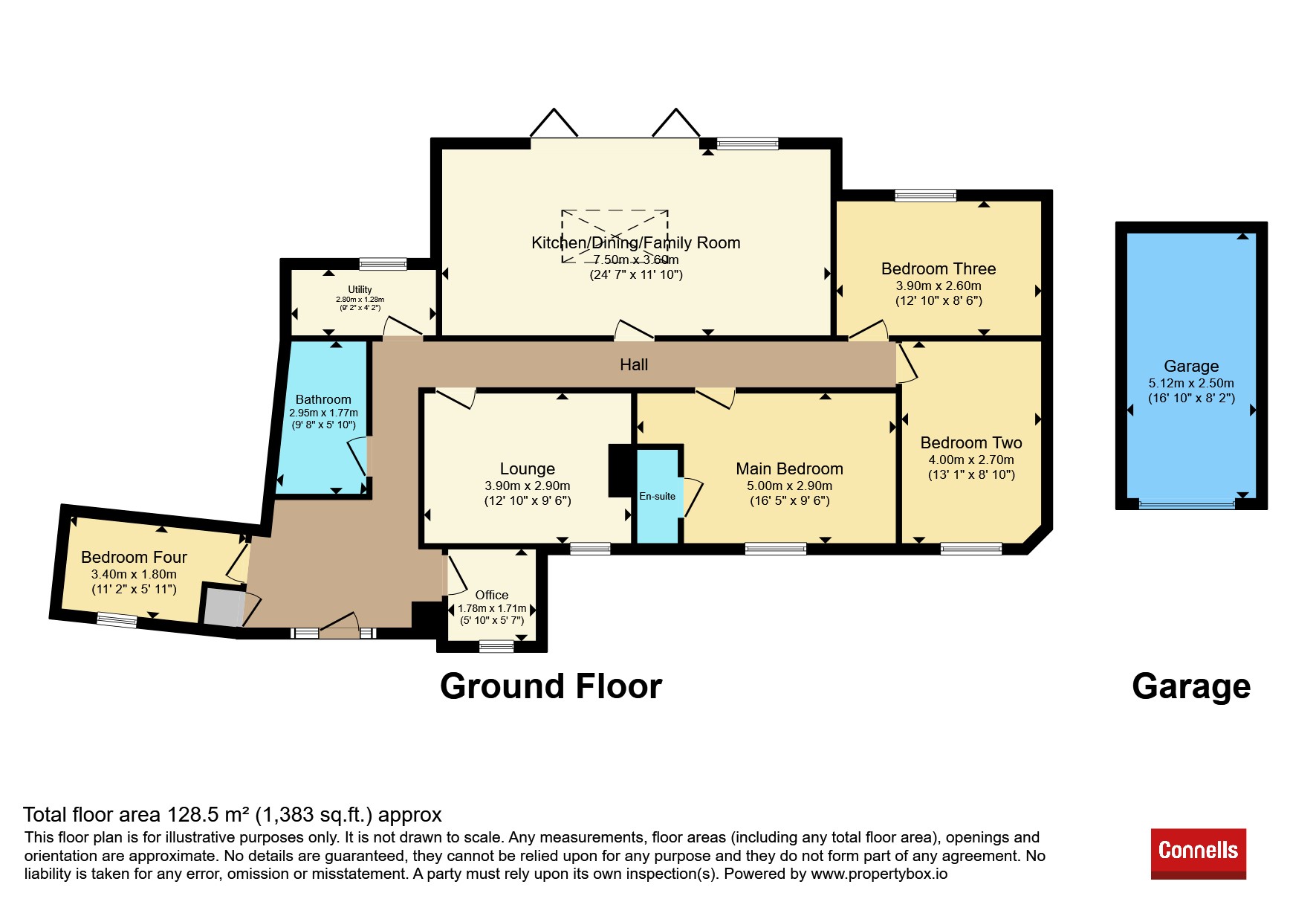 1, Chawn Hill Close, Stourbridge floorplan