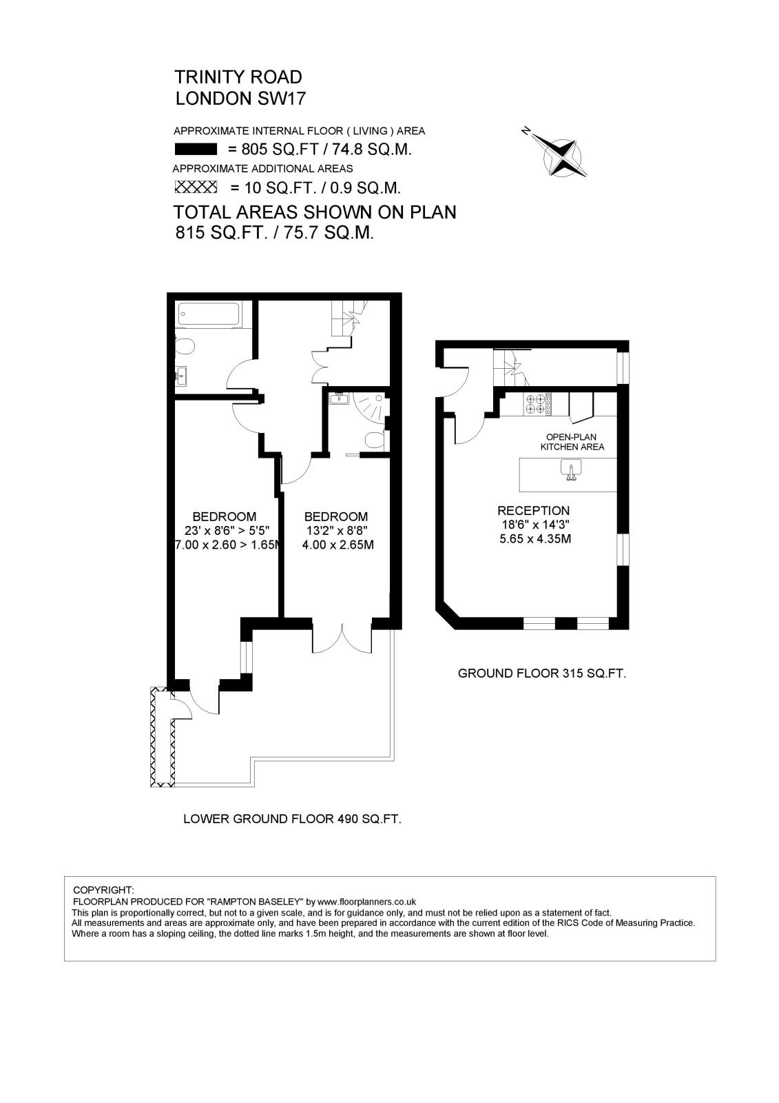Unit 4, 142, Trinity Road, London floorplan