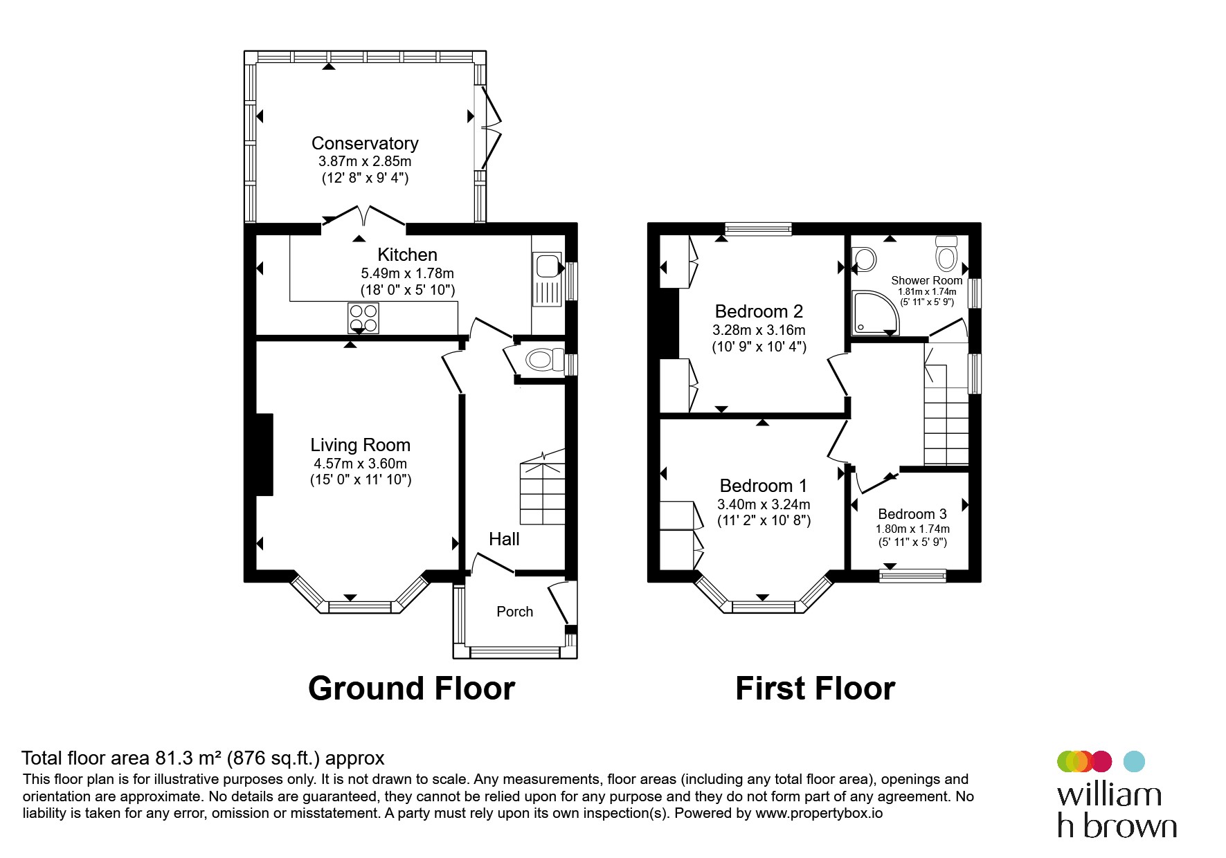 32, Haw Lane, Leeds floorplan
