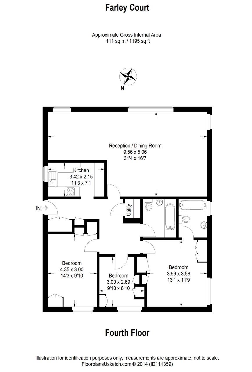 3 Bedrooms Flat to rent in Farley Court, Kensington, London W14