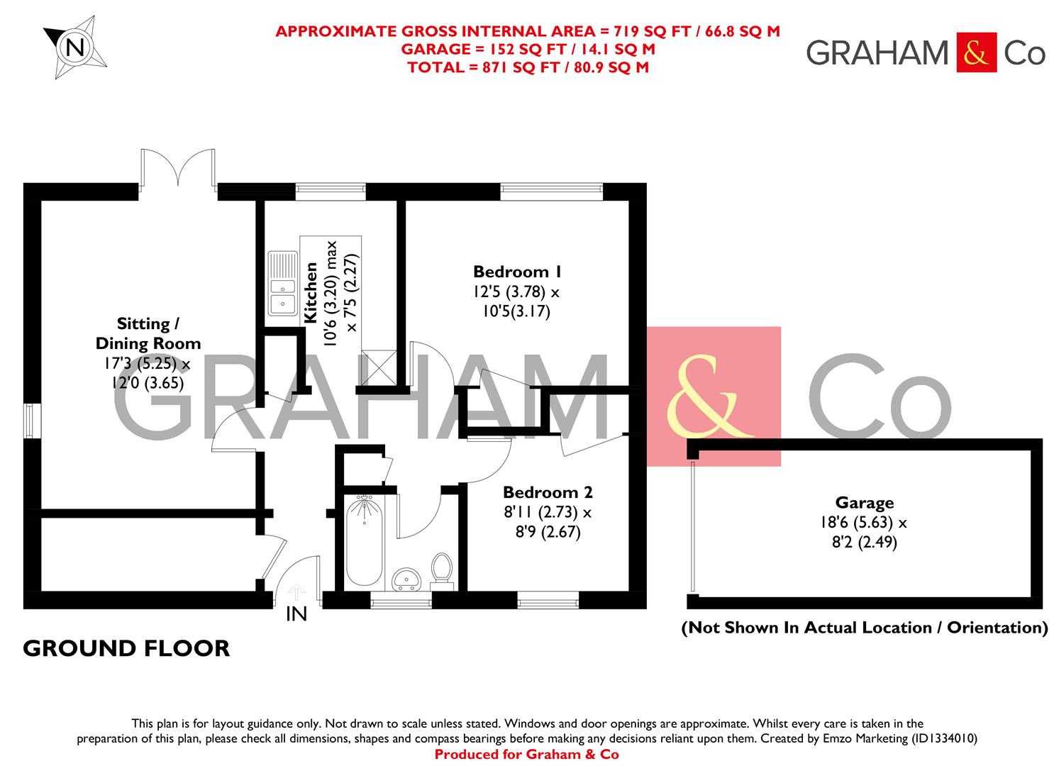 76, Springfield Close, Andover floorplan