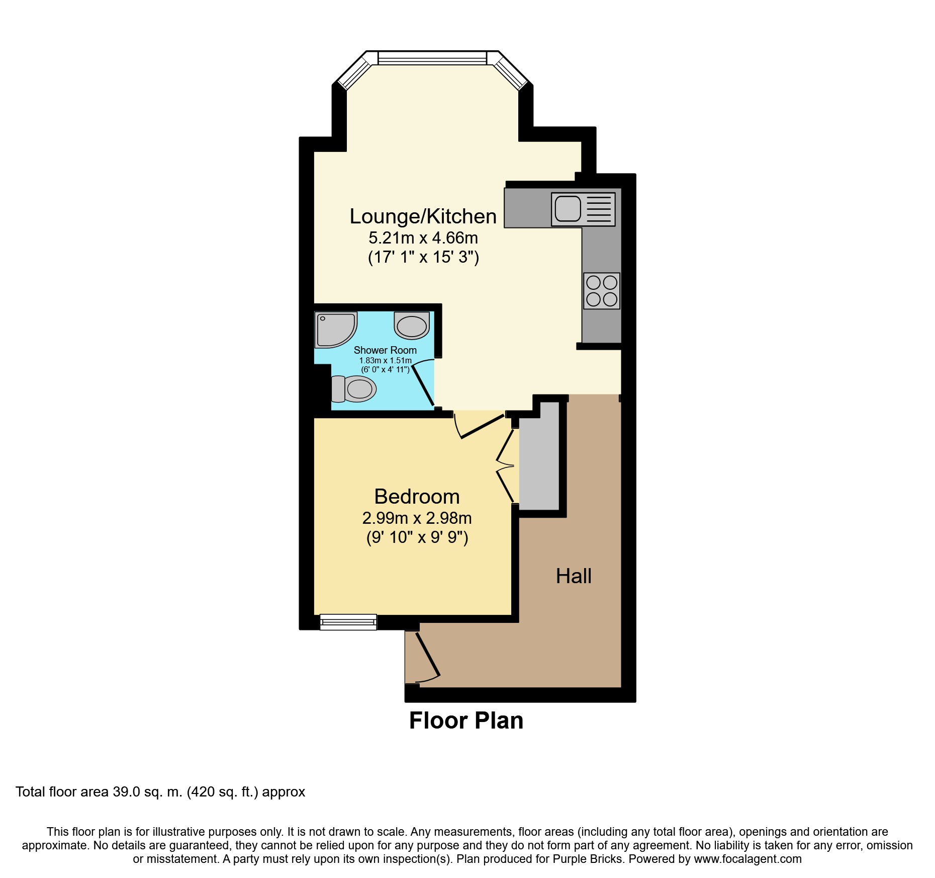 1 Bedrooms Flat for sale in 67 York Road, Guildford GU1