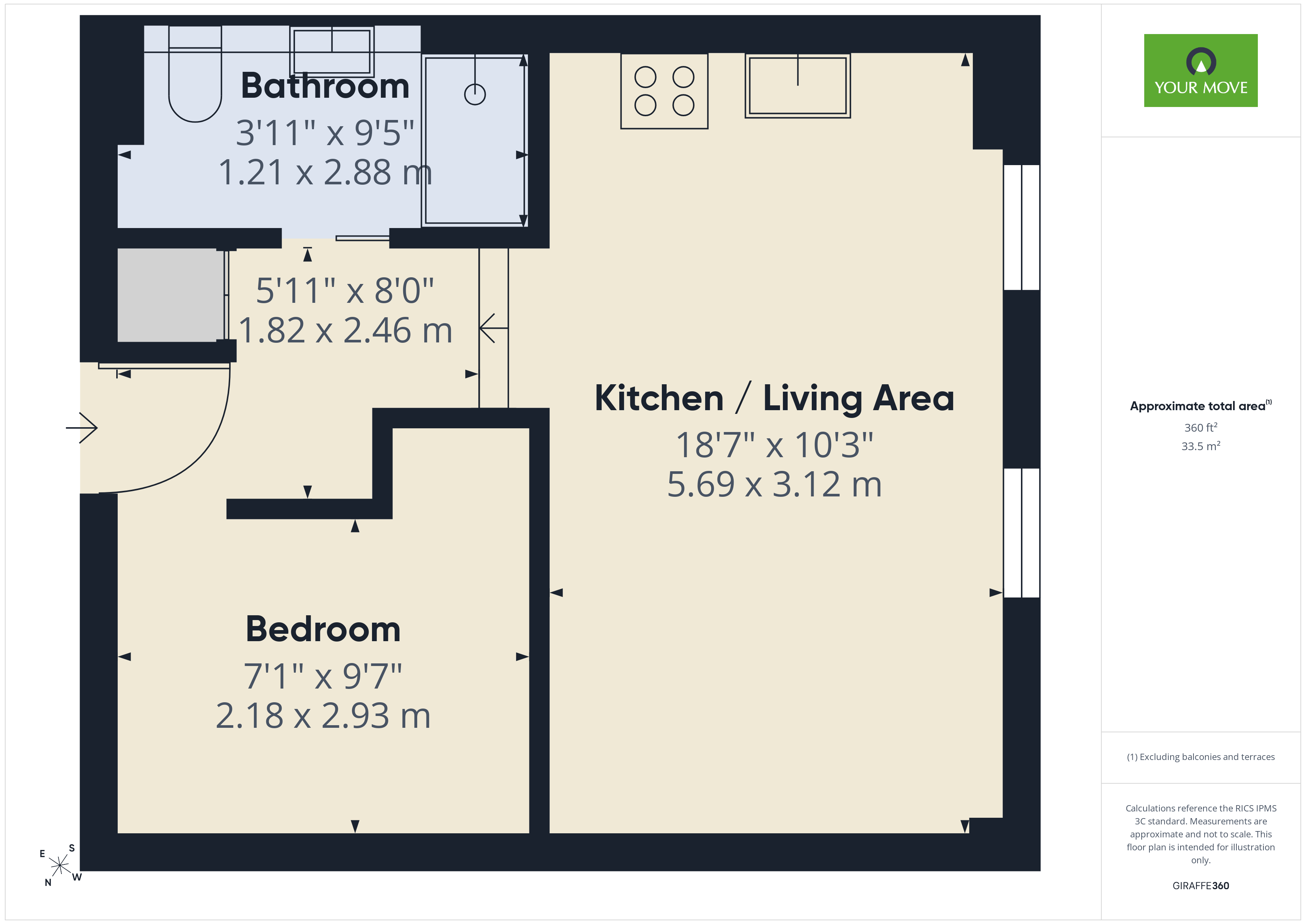 Flat 7, Pelham House, 124, High Street, Hornchurch floorplan