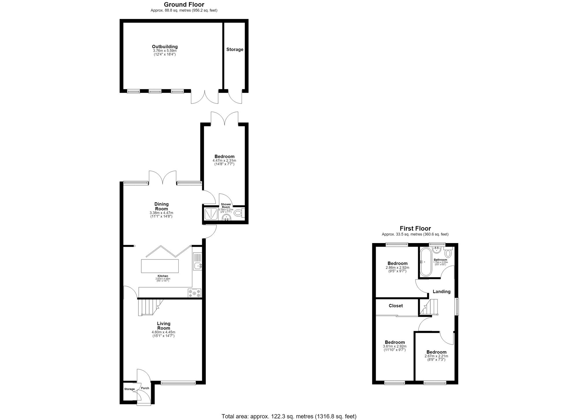 38 Andrew Close, Hainault floorplan