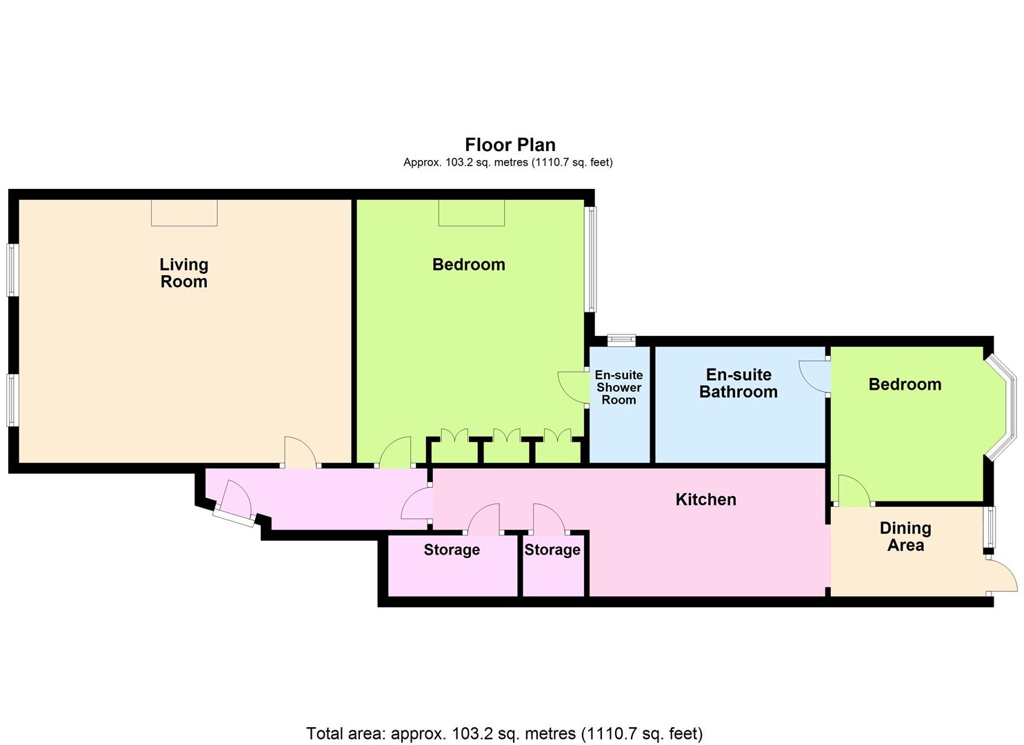 Flat 1, 16, Heene Terrace, Worthing floorplan