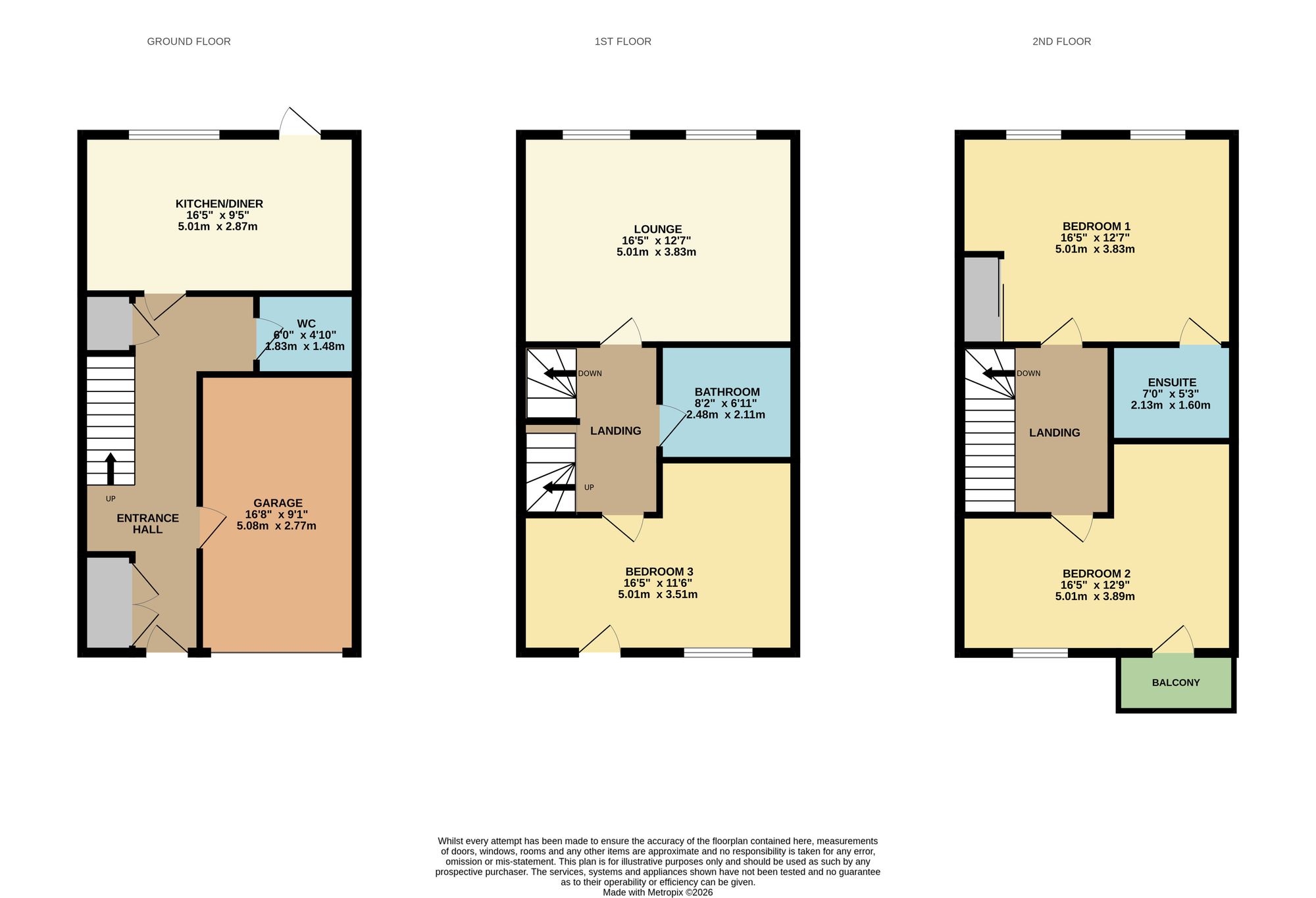 5 Oswald Road, Southampton floorplan