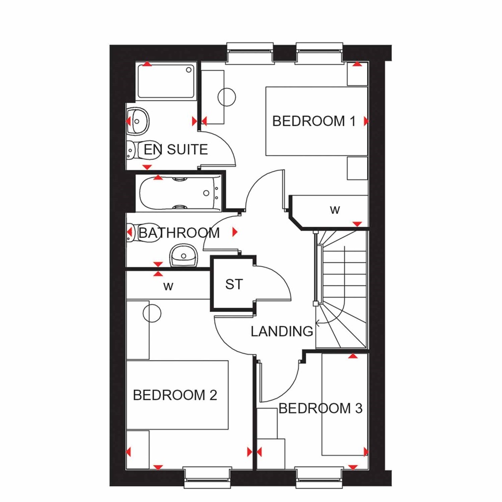 "Archford" at Doncaster Road, Hatfield, Doncaster DN7, 3 bedroom end