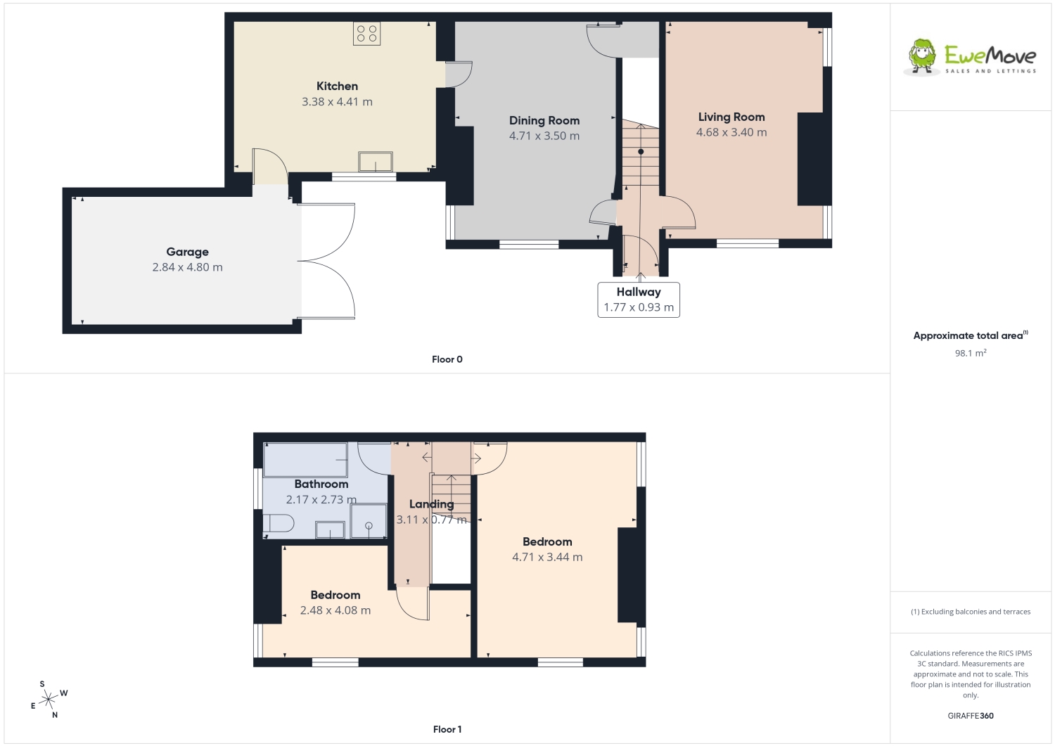 Lock House, Alan Turing Way, Manchester floorplan