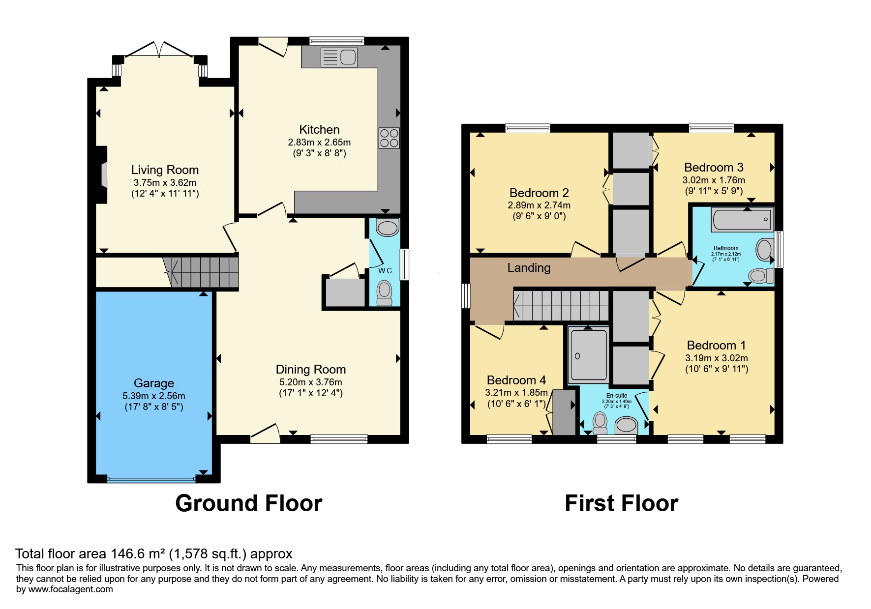 18, Wentworth Drive, Rotherham floorplan