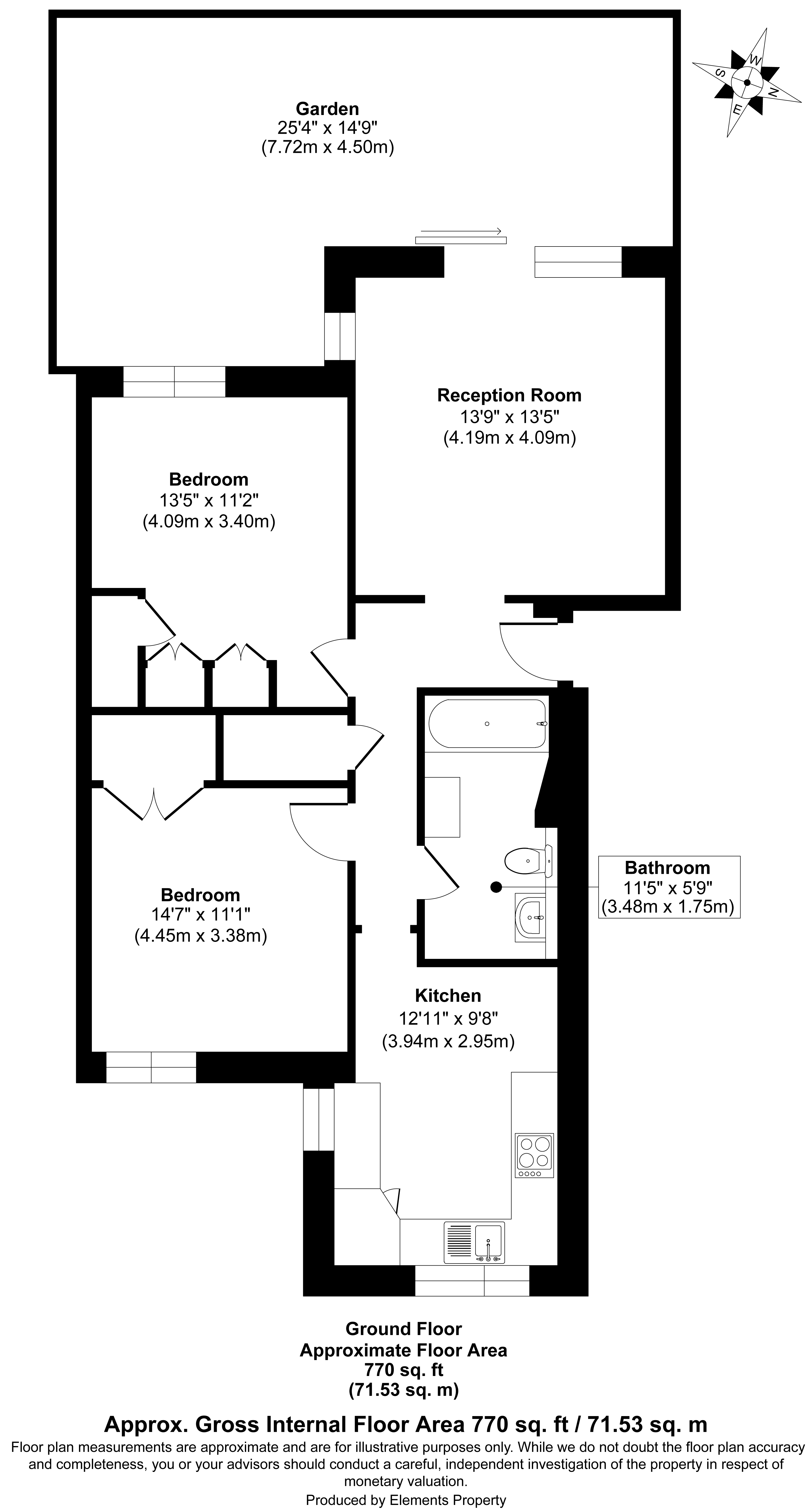 2 Bedrooms Flat to rent in Burder Close, Islington N1