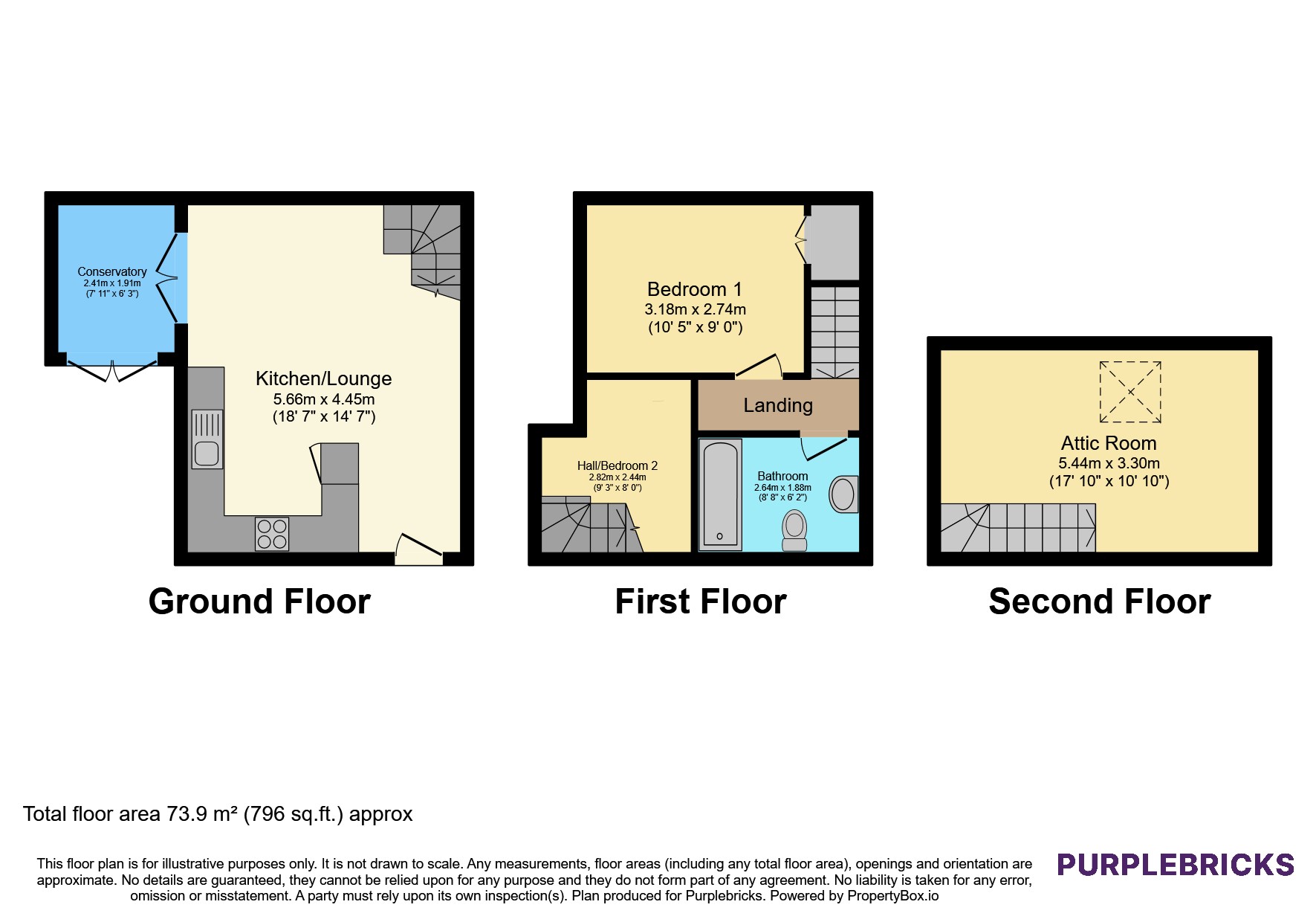 16, Manston Close, Cardiff floorplan