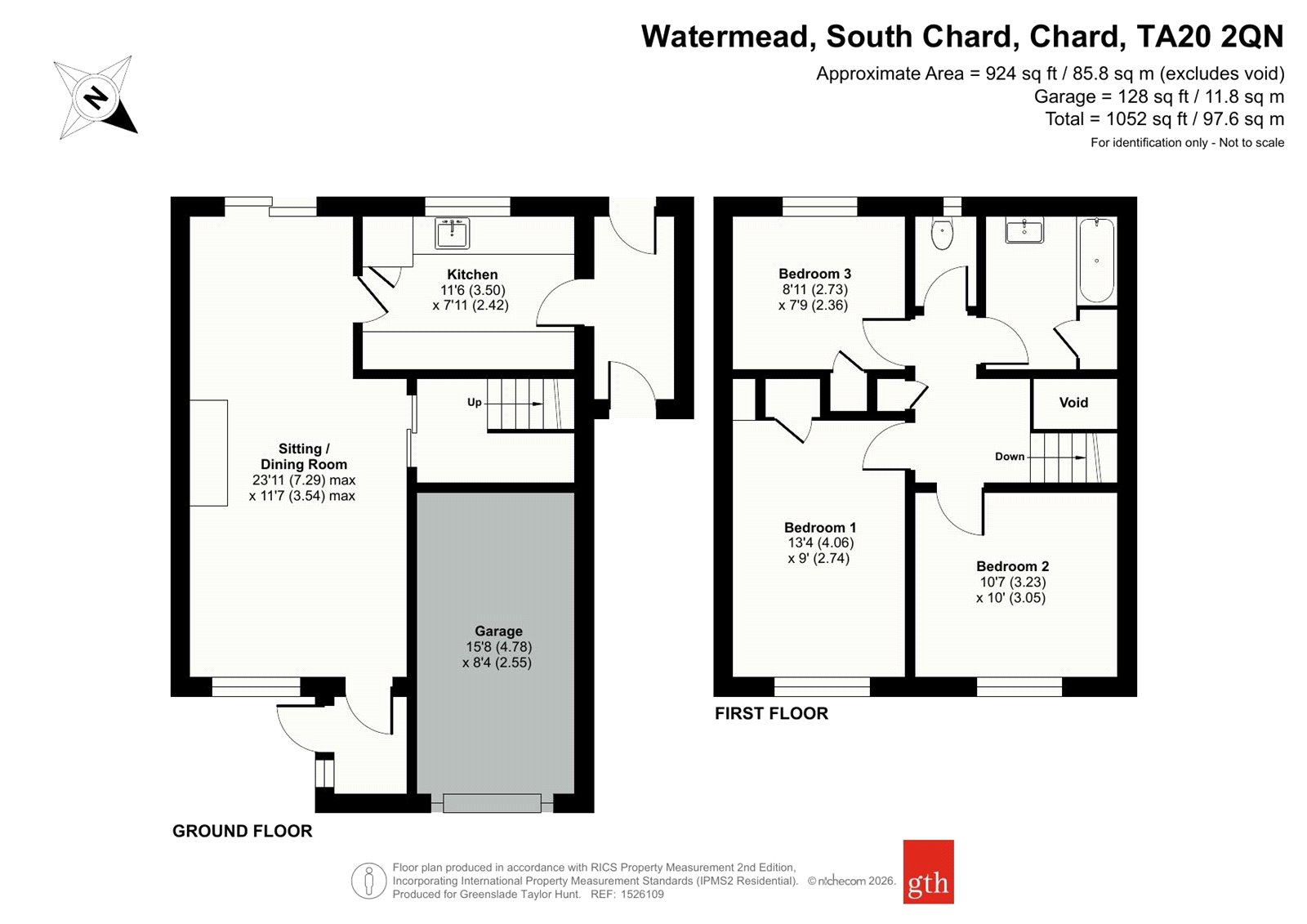 35, Watermead, Chard floorplan