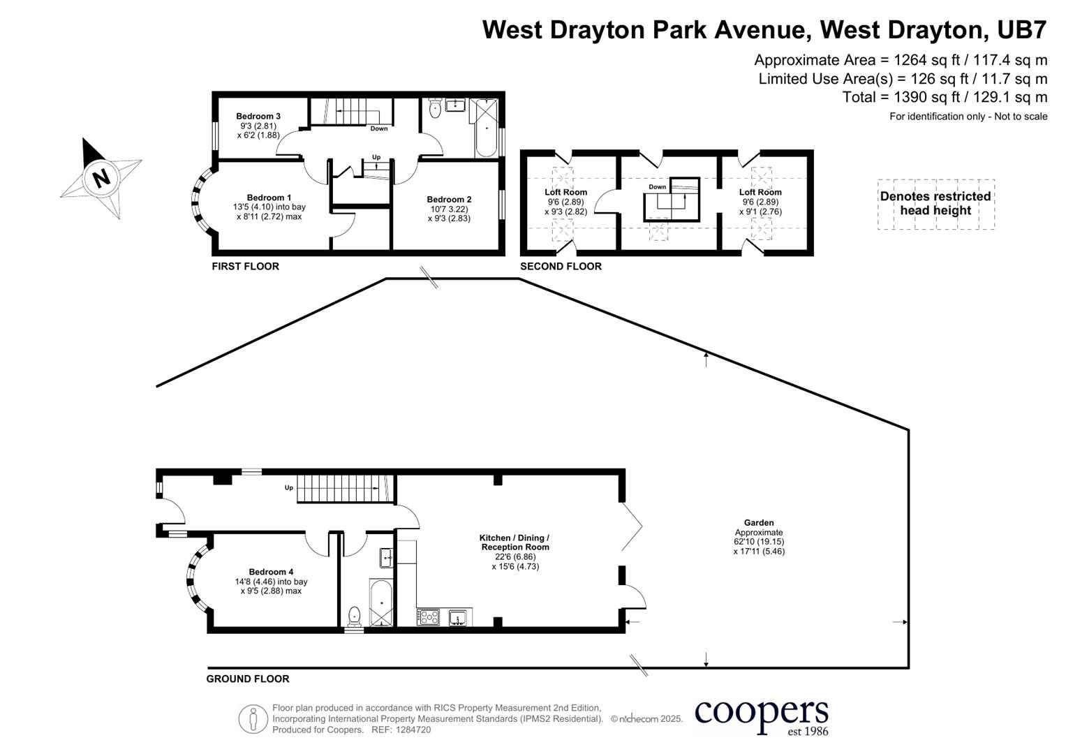 1a, West Drayton Park Avenue, West Drayton floorplan