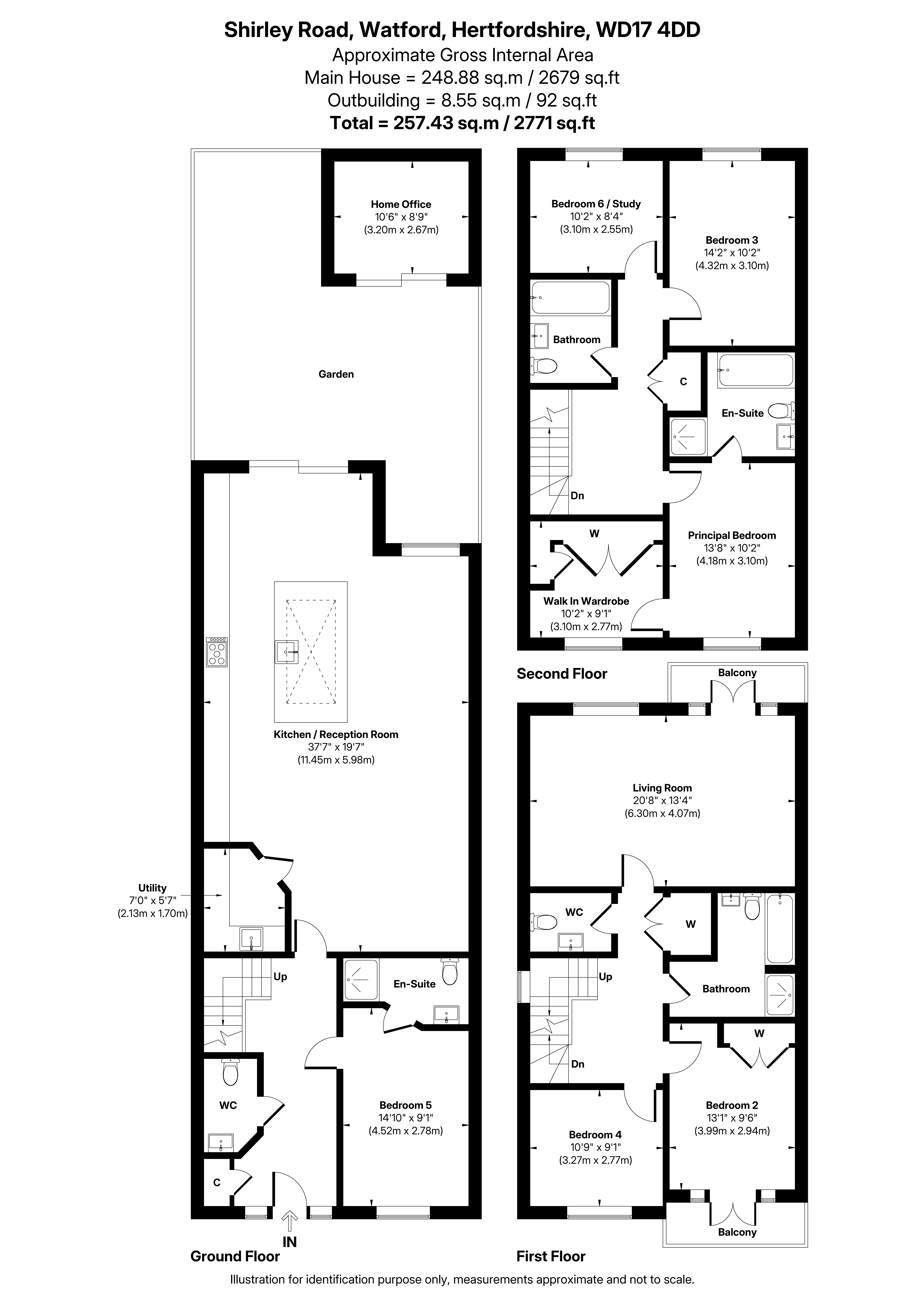 3, Shirley Road, Hertfordshire floorplan