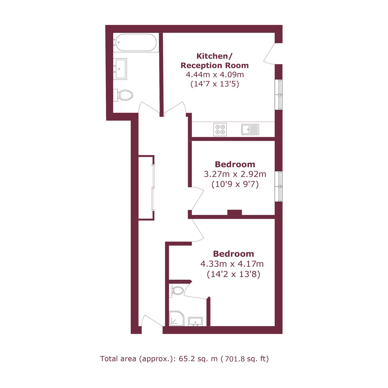 Warton Road, London floorplan