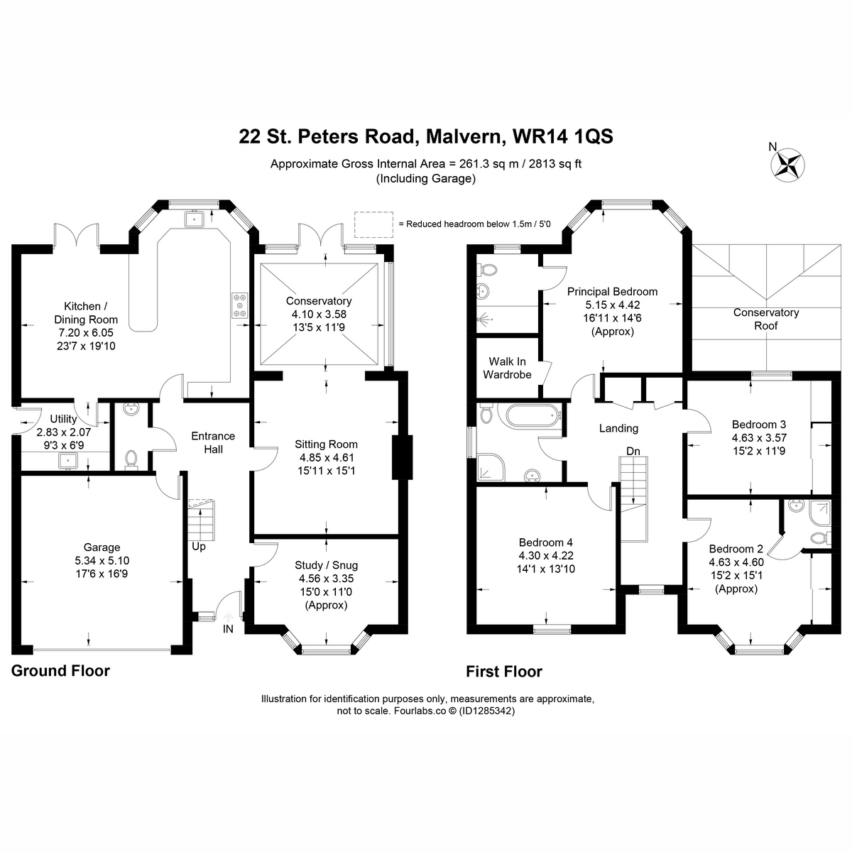 22, St. Peters Road, Worcestershire floorplan