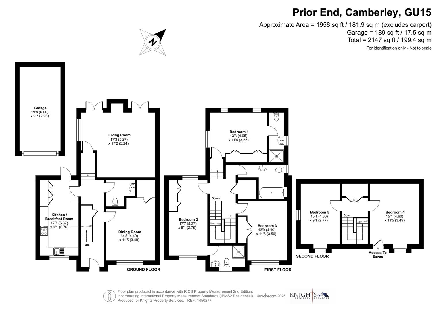 9, Prior End, Camberley floorplan