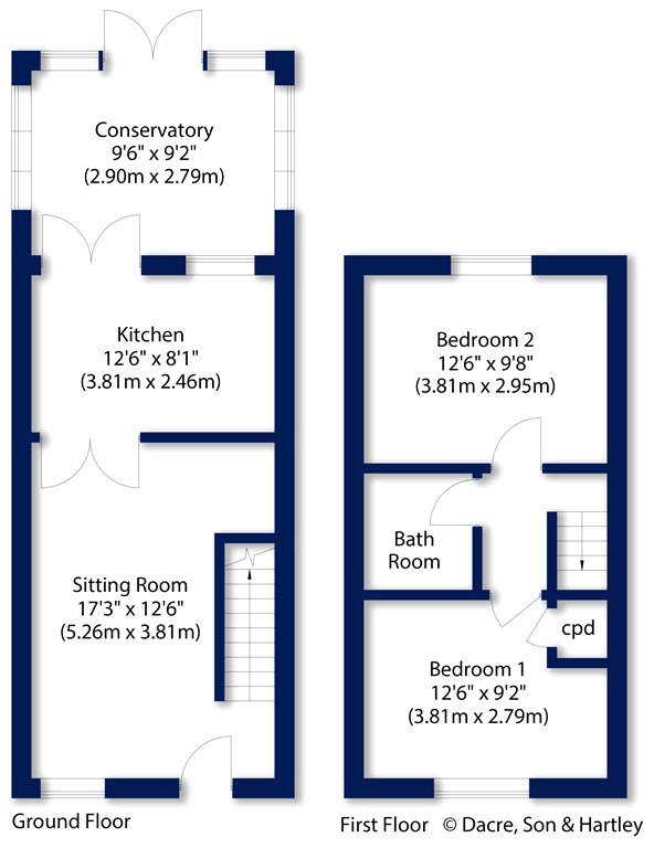 2 bed terraced house for sale in St. Andrews Gate, Kirkby Malzeard
