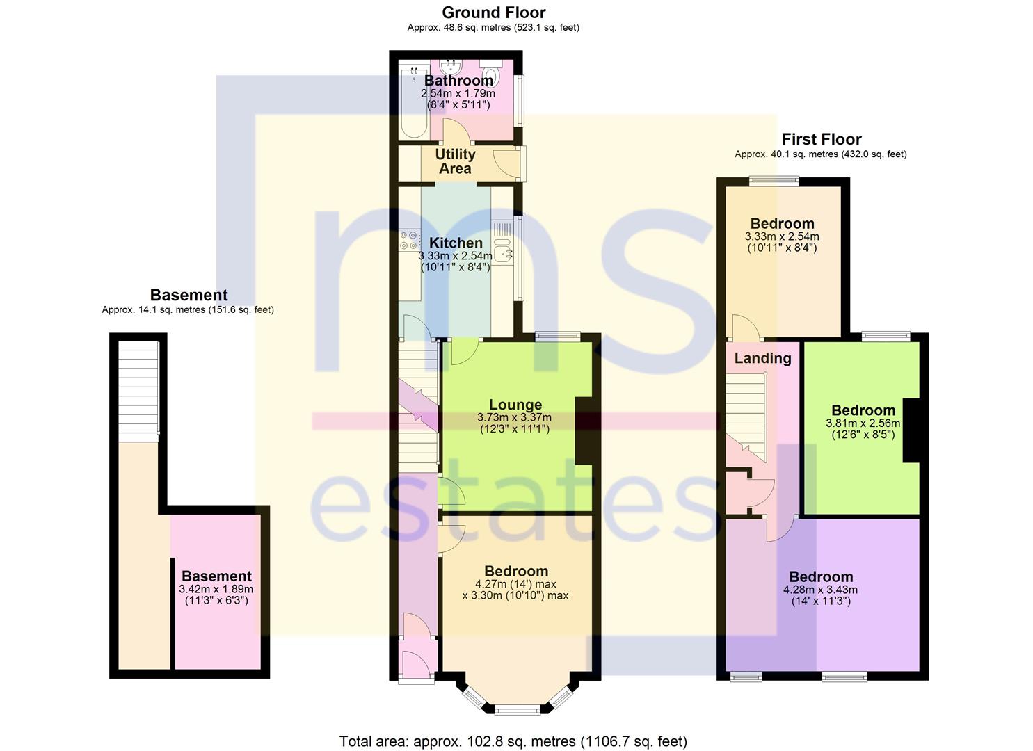 4 Bedrooms Terraced house to rent in Rothesay Avenue, Lenton, Nottingham NG7