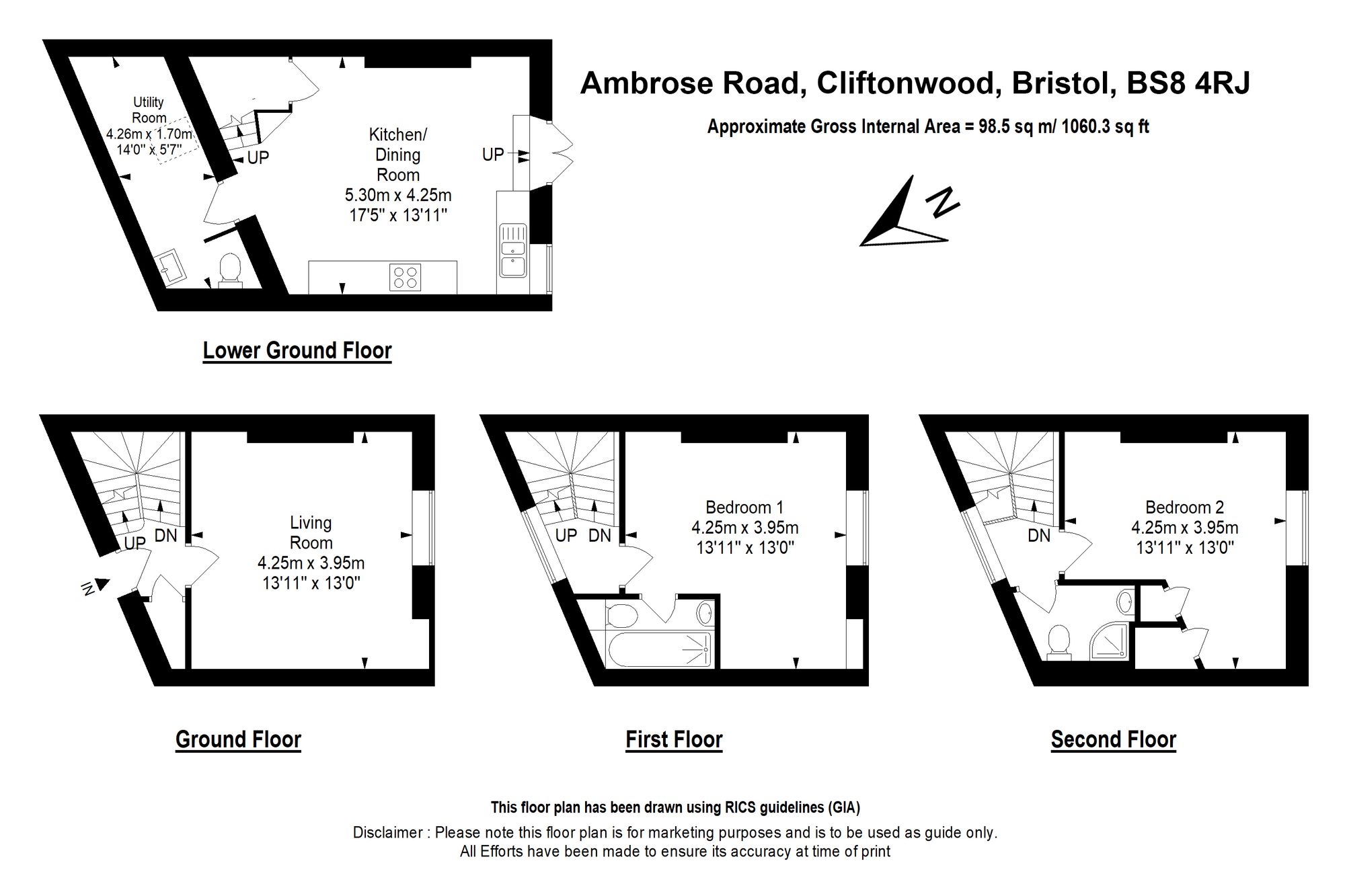 28 Ambrose Road, Bristol floorplan