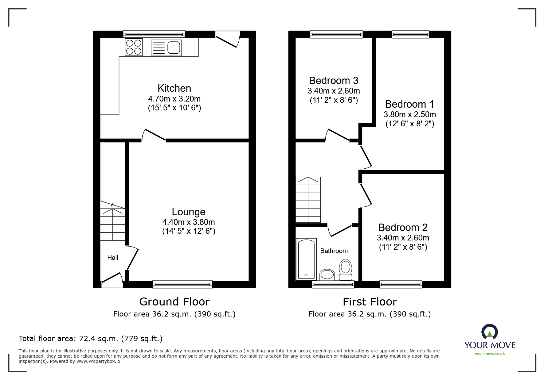 95, Melrose Avenue, Lancashire floorplan