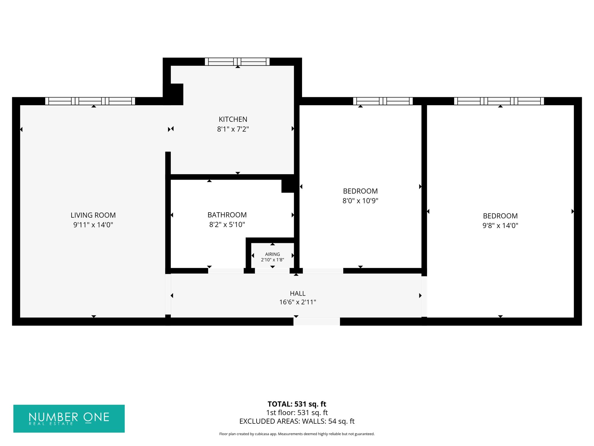 Flat 7, Rivendell Court Corporation Road, Newport floorplan