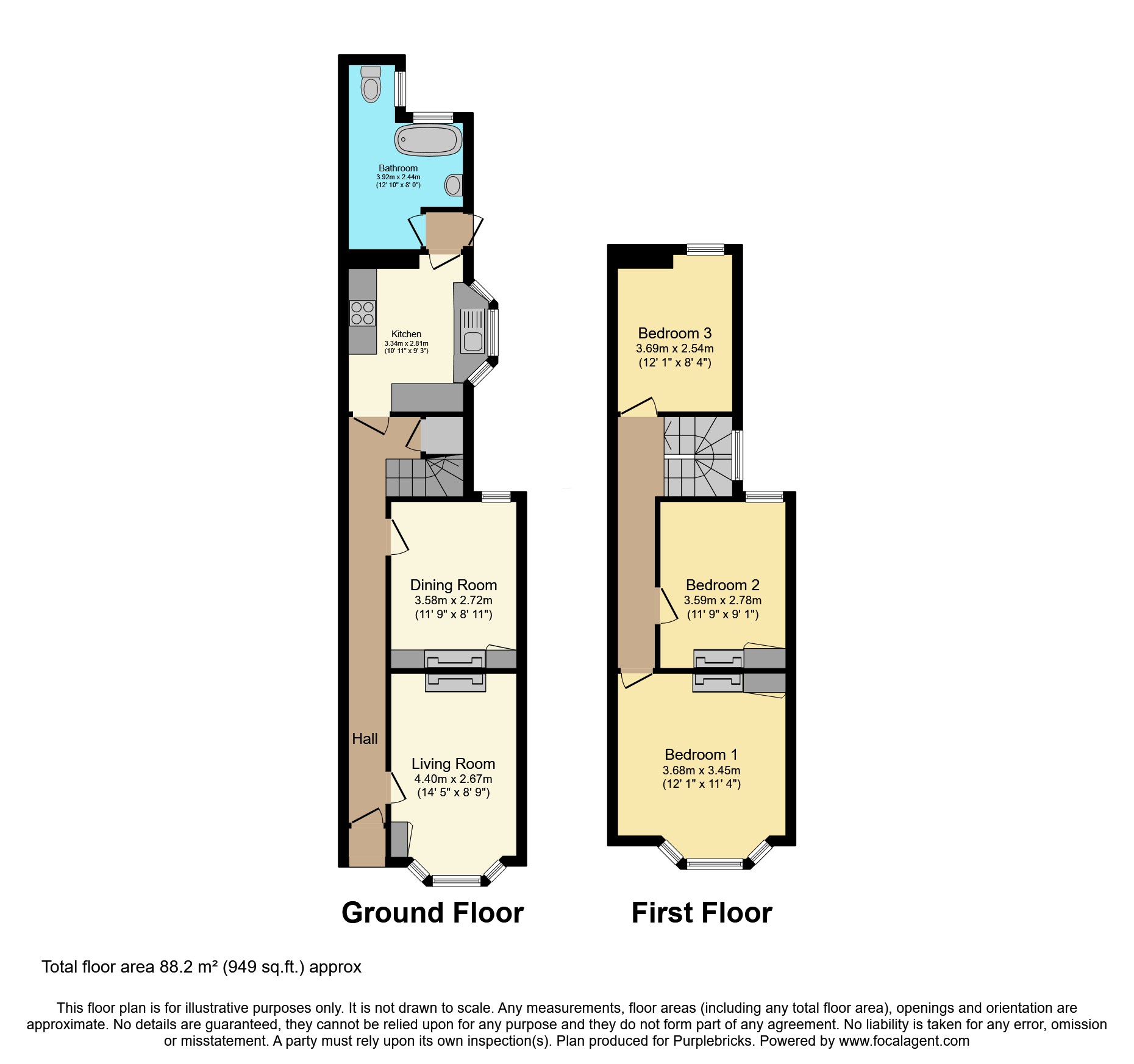 63, St. Marys Road, Portsmouth floorplan
