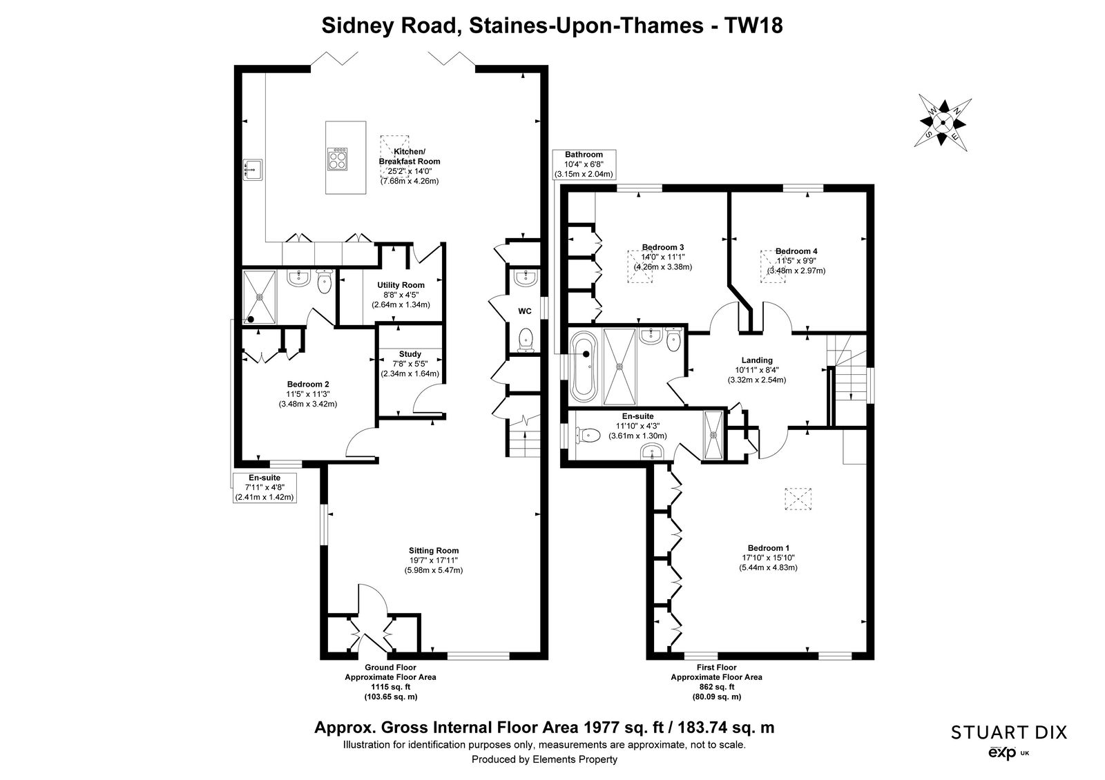 59, Sidney Road, Staines-upon-thames floorplan