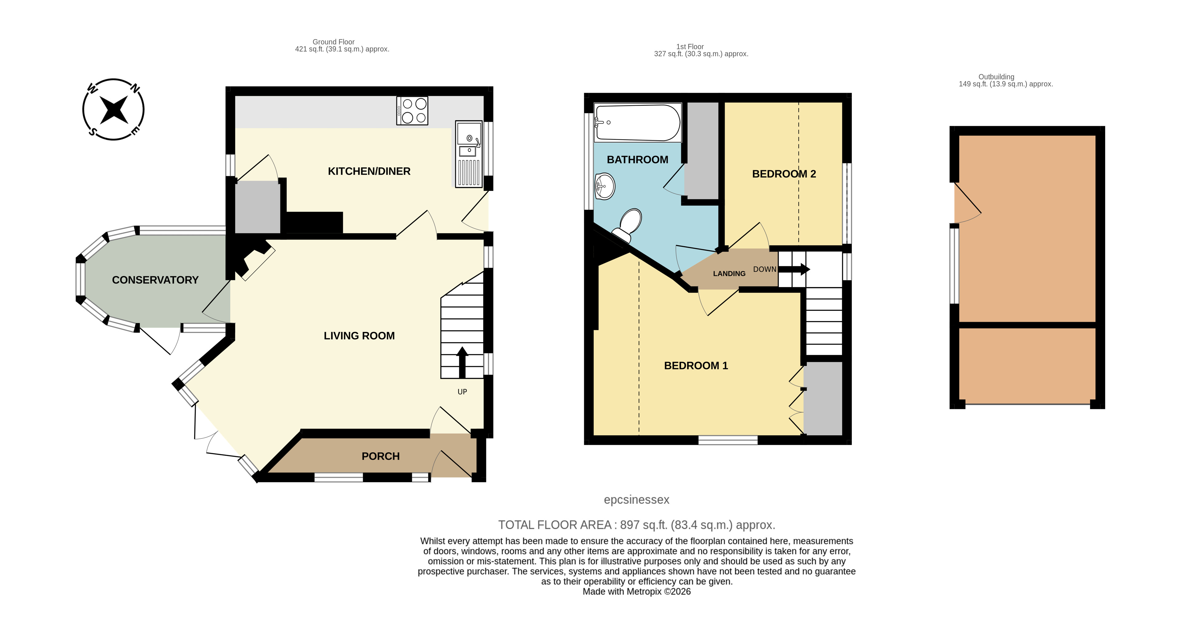 221, High Road, Epping floorplan