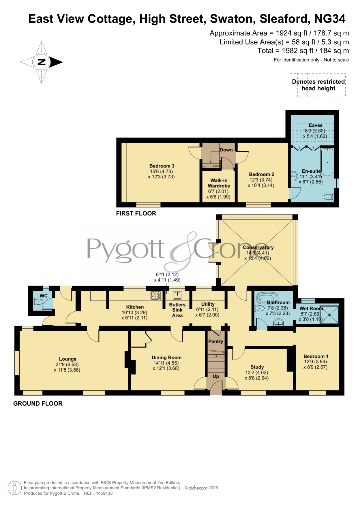 East View Cottage, High Street, Sleaford floorplan