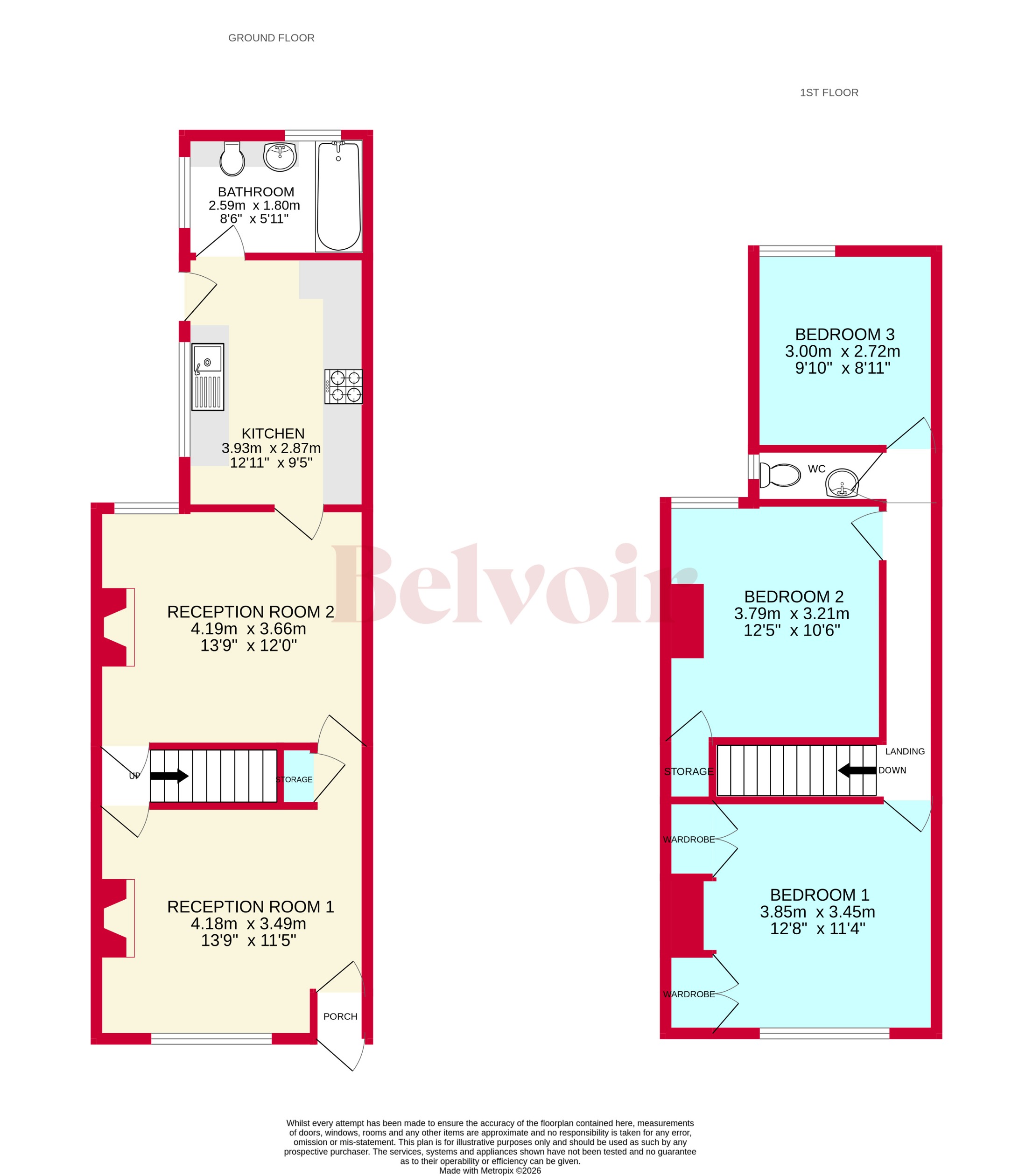 24, St Annes Road, Willenhall floorplan