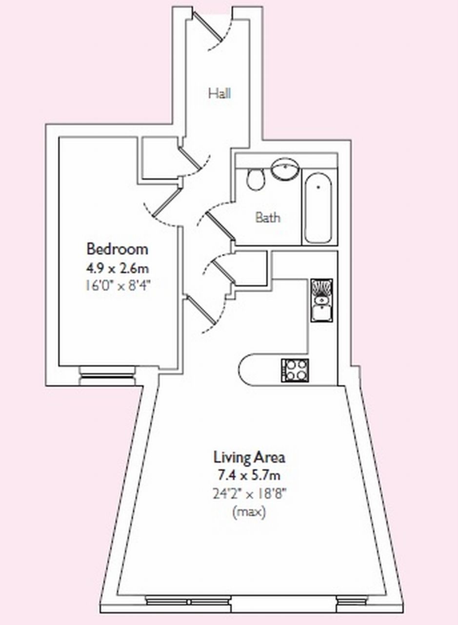 1 Bedrooms Flat to rent in 73B Drayton Park, Islington, London N5