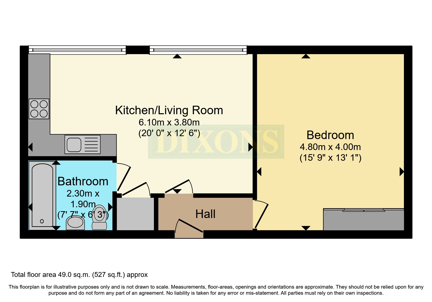 Apartment 54,, Westside One, Birmingham floorplan