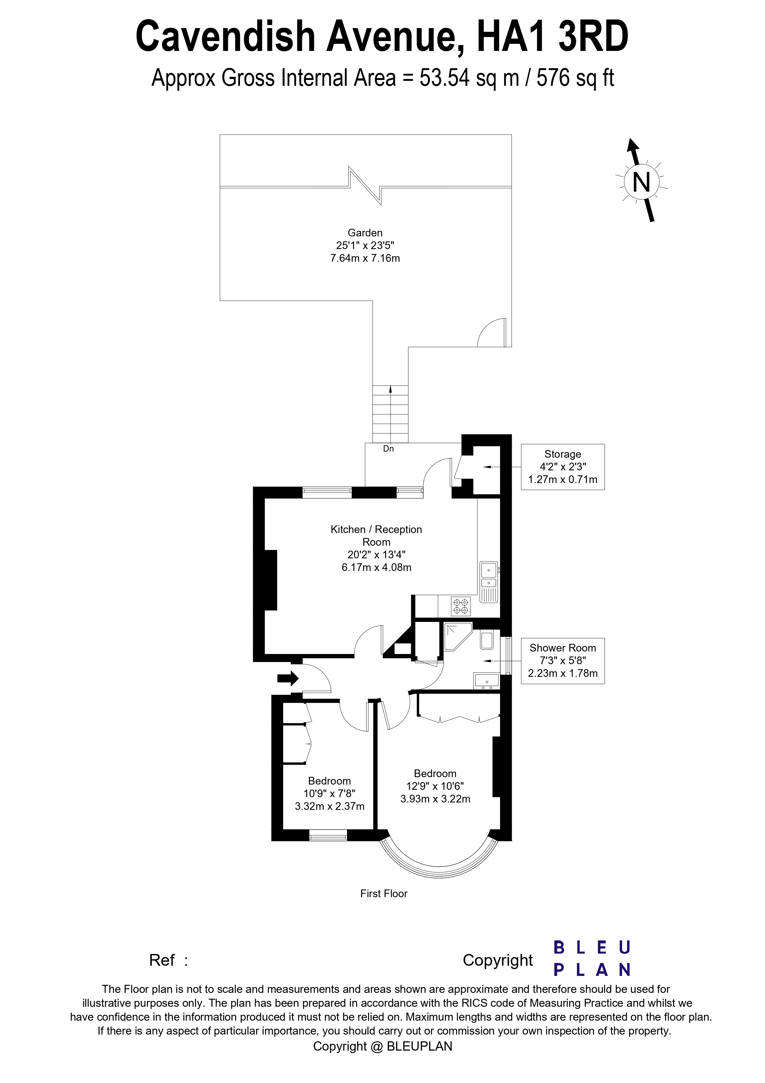 Cavendish Avenue, HARROW floorplan