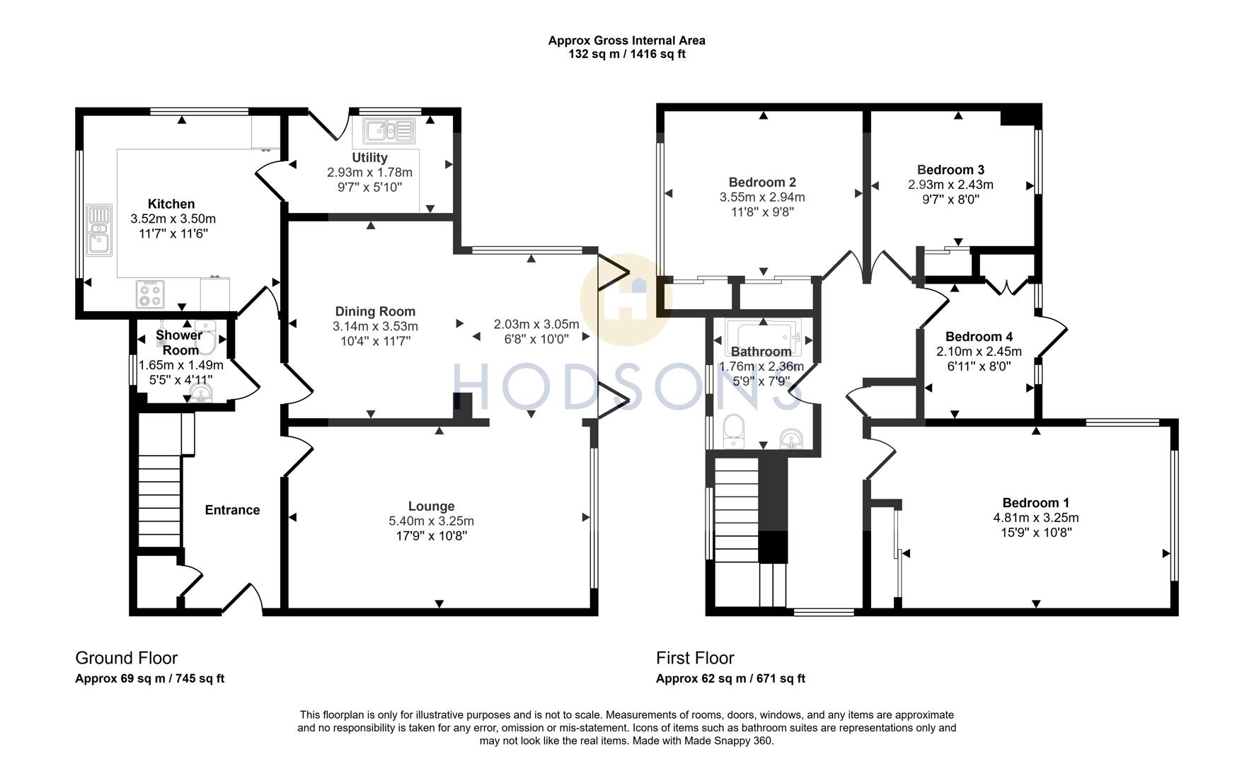 11, Carlton Croft, Wakefield floorplan