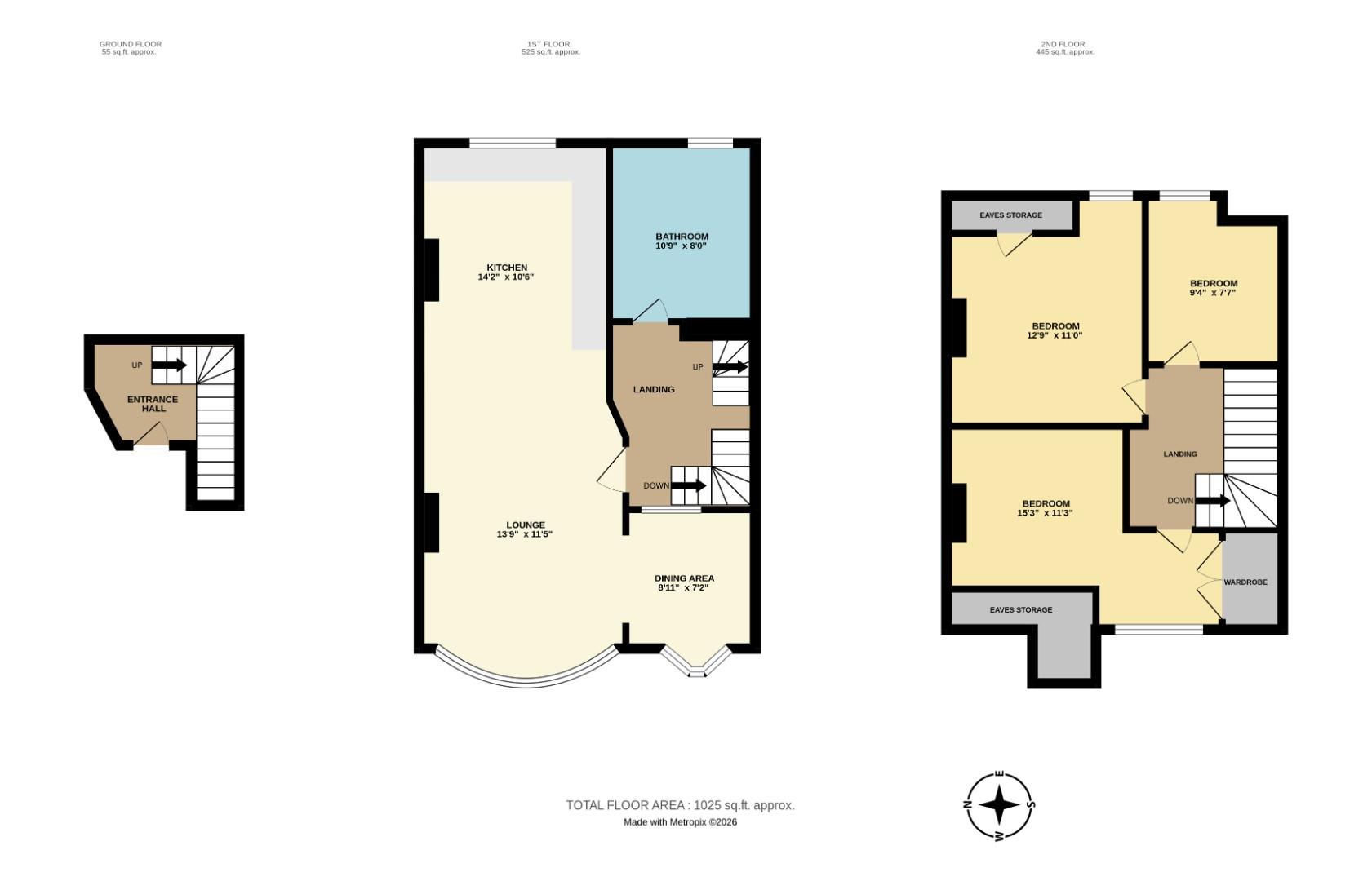 52A, Torquay Drive, Leigh-On-Sea floorplan