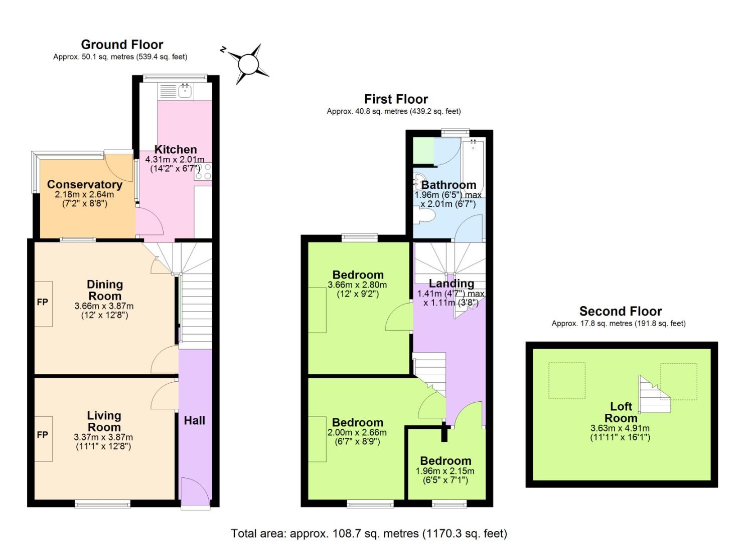 63, Moira Road, Donisthorpe floorplan
