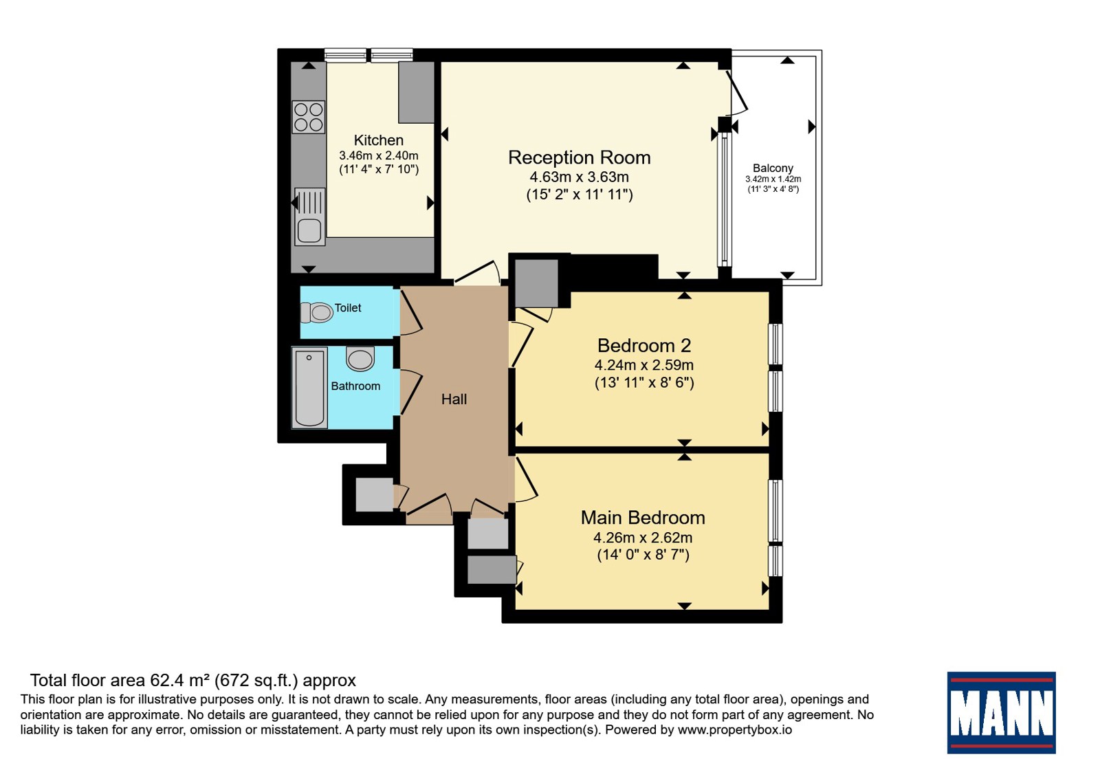 403, Friern Road, London floorplan