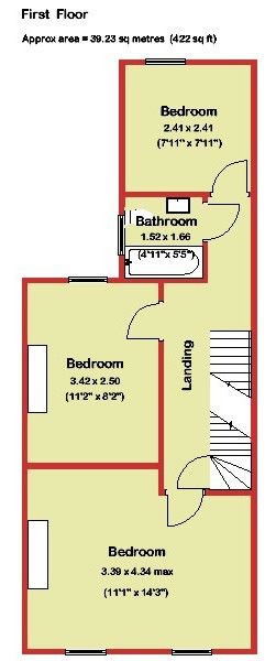 71, Caernafon Road, Bangor floorplan