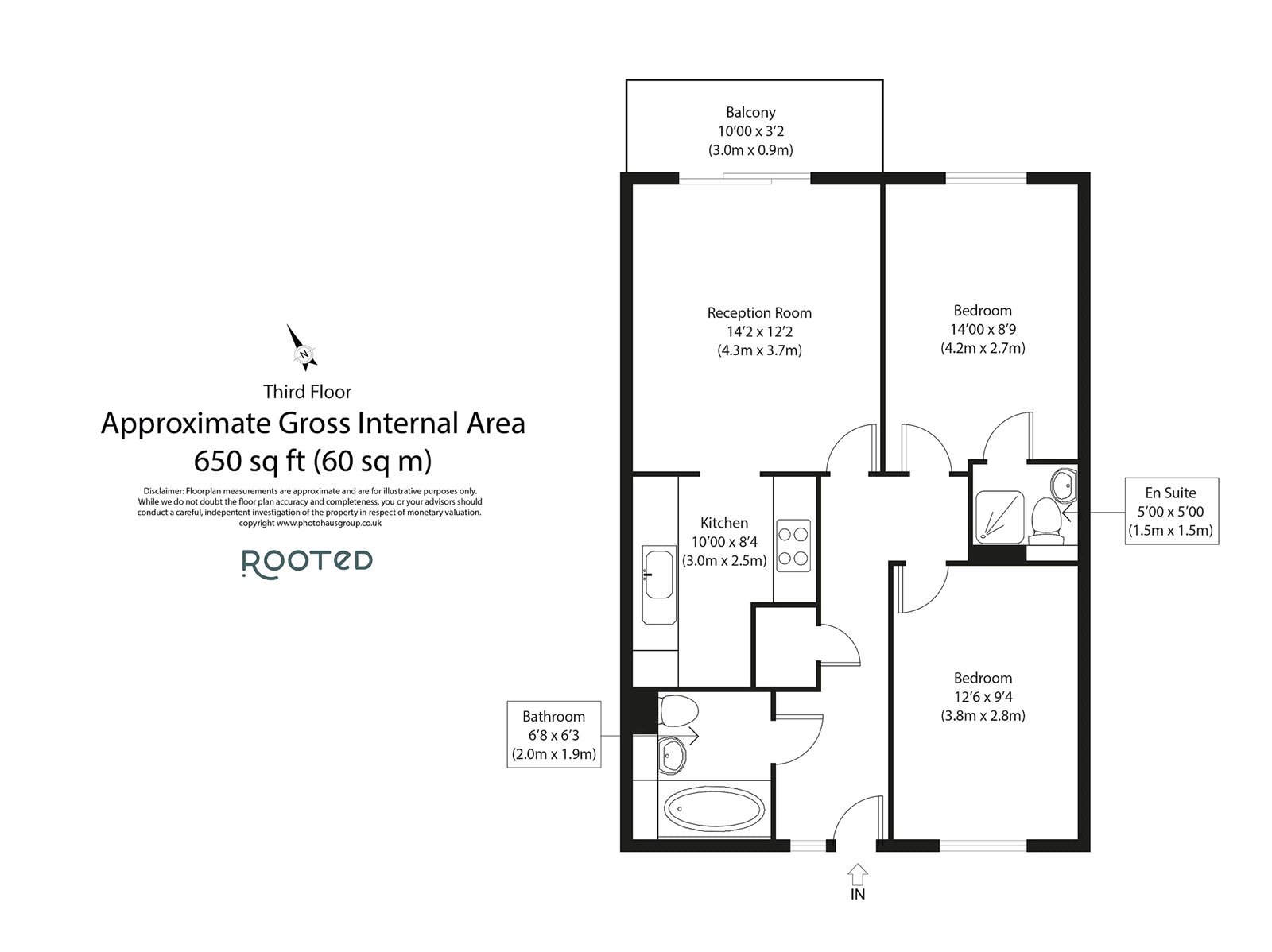 60, Kleine Wharf, London floorplan