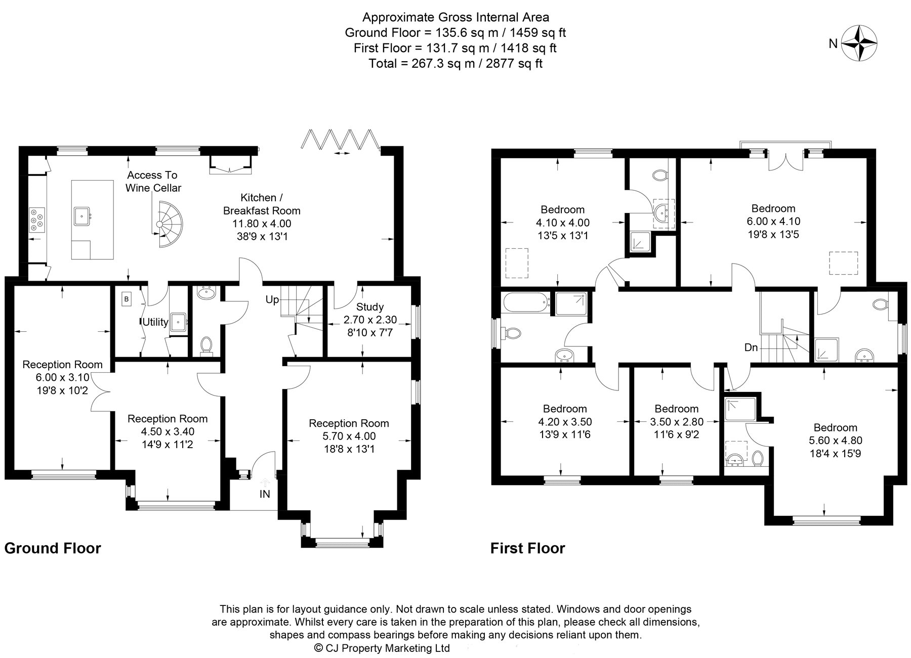 5 Bedrooms Detached house for sale in School Road, Ongar, Essex CM5