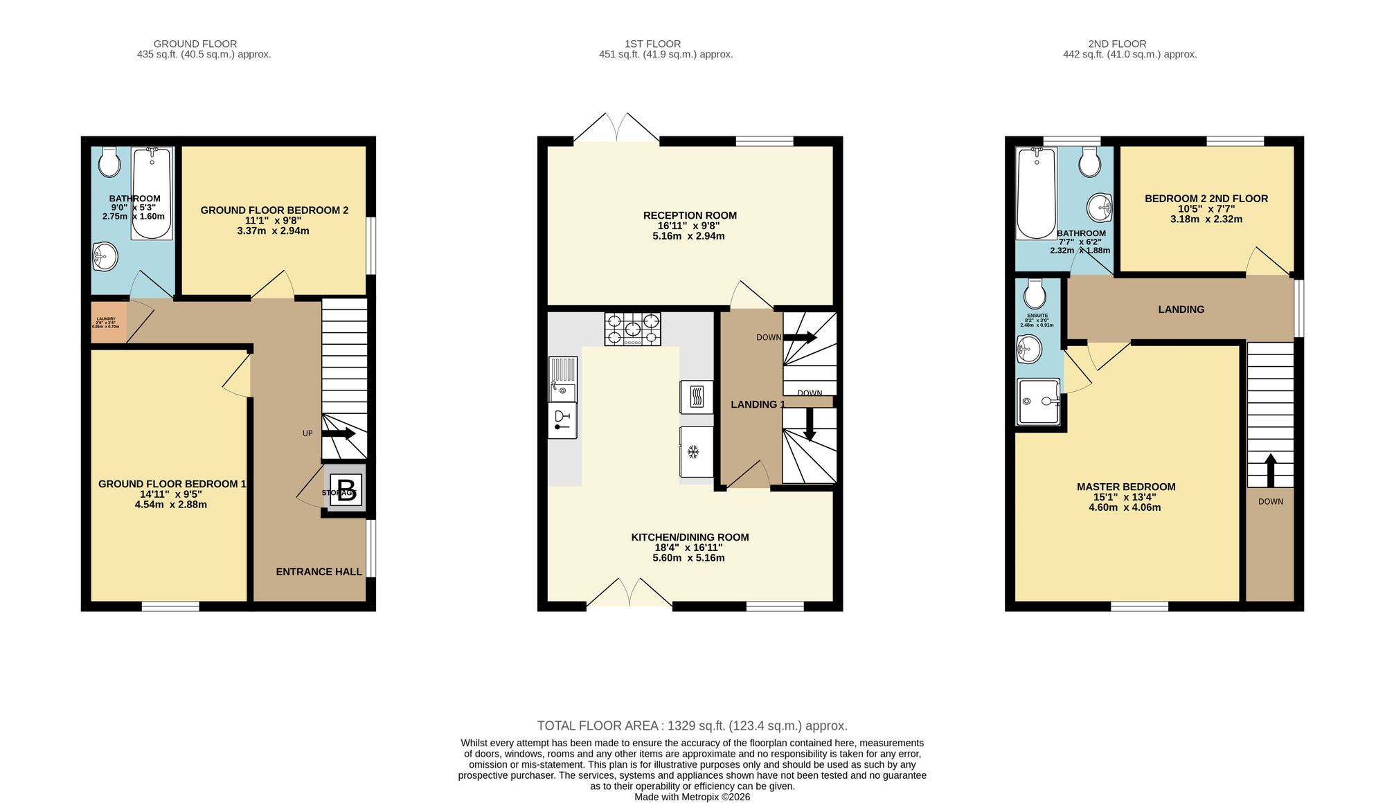 62 Woodside Walk, Newport floorplan