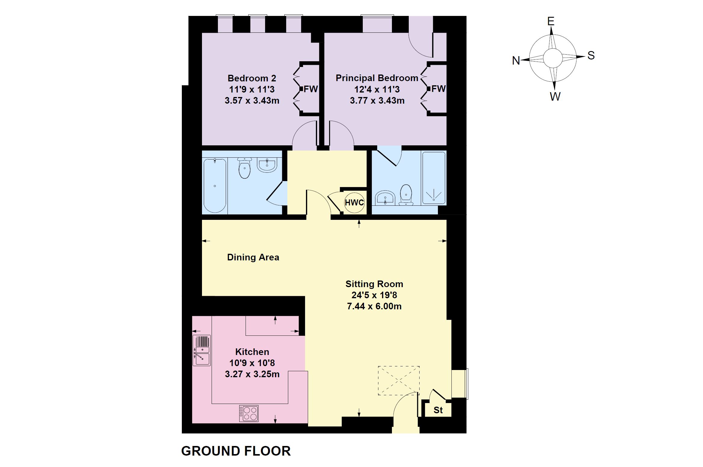 North Park Road, Harrogate, North Yorkshire HG1, 2 bedroom flat for