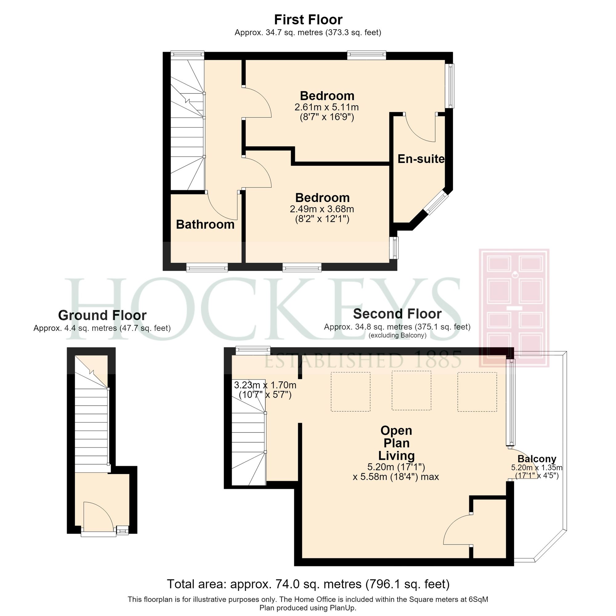 5 Albert Mews Greens Road, Cambridge floorplan