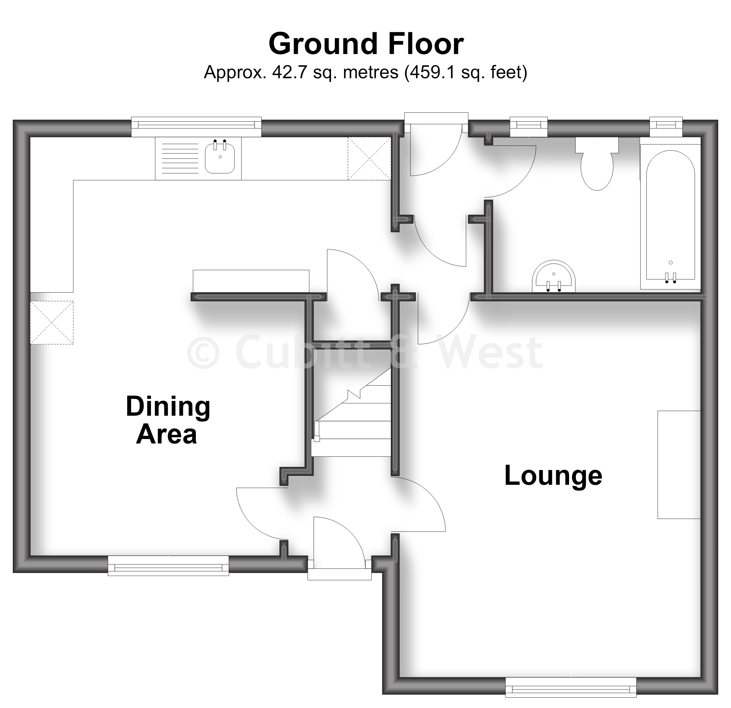 44, Park Way, Havant floorplan