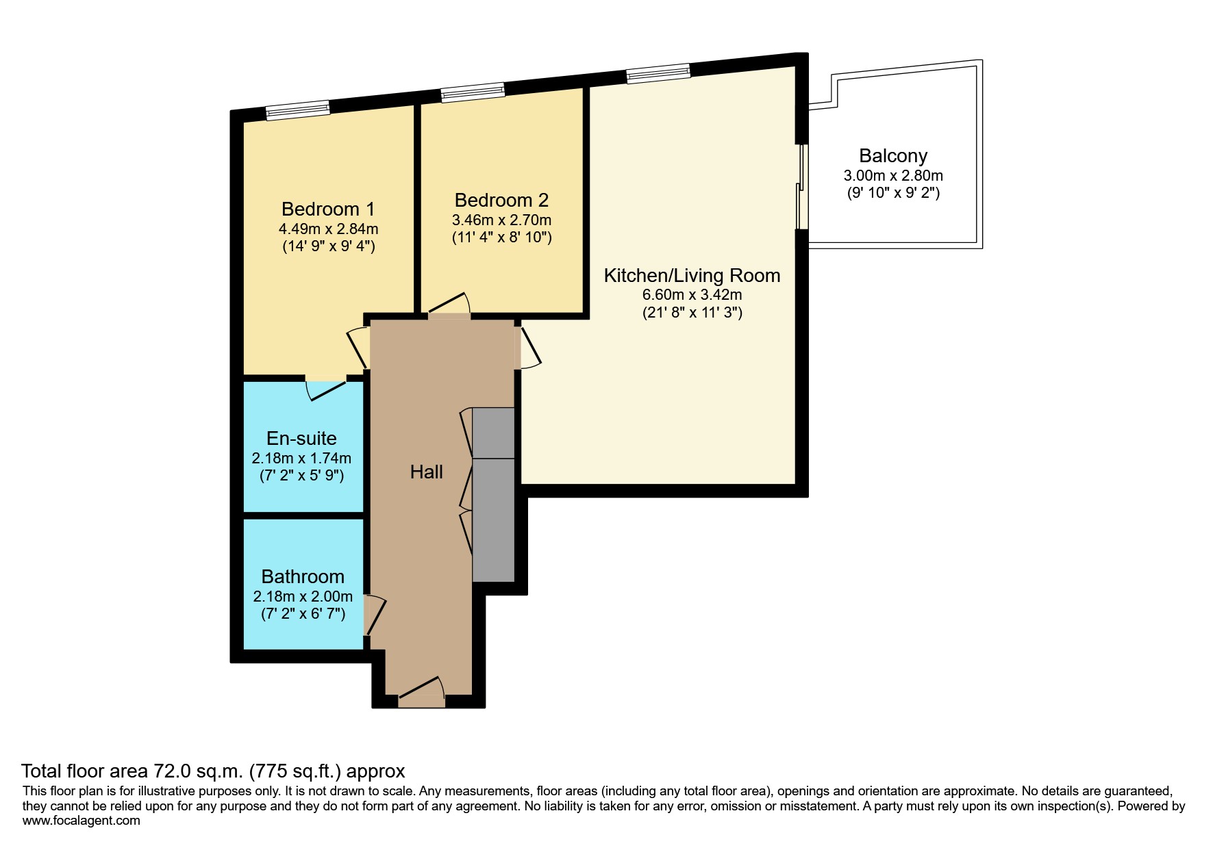36/Chancellor House, 395 Rotherhithe New Road, London floorplan