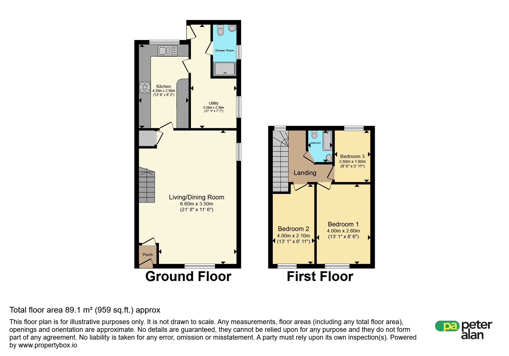 1, Duffryn Bach Terrace, Pontypridd floorplan