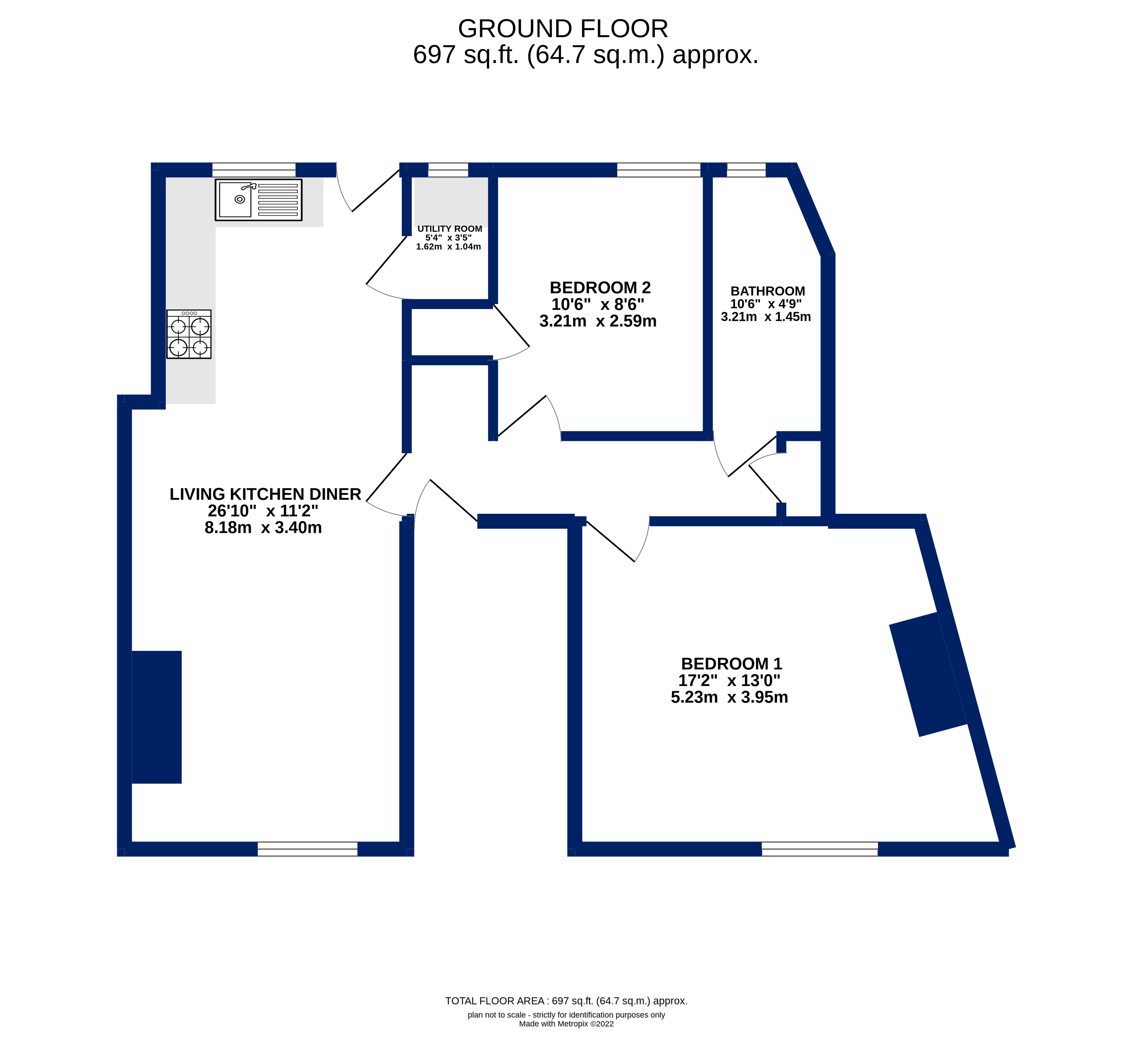 Flat 1, High Street, Yeadon, Leeds LS19, 2 bedroom flat for sale